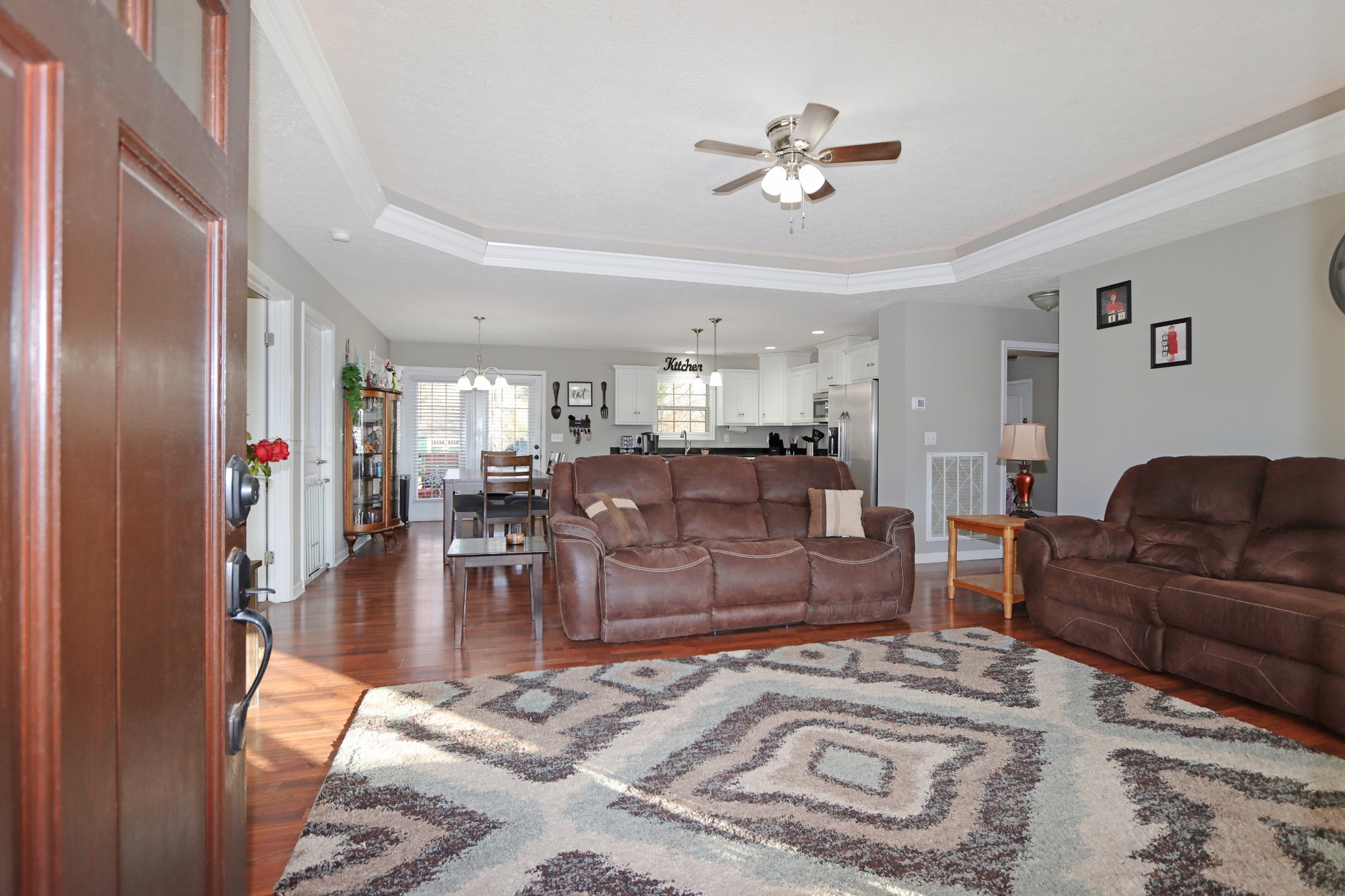 12 Haven Way Westmoreland, TN 37186 - Photo 8 of 16 a living room with furniture and a chandelier