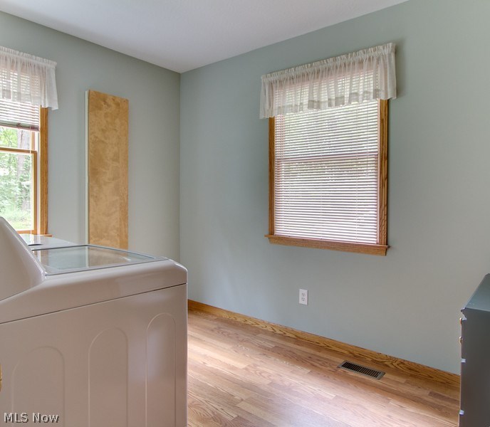 4675 Richman Road Litchfield, OH 44253 - Photo 19 of 30 The third bedroom, currently being used as a laundry room, is remote from the other bedrooms and could be an in-law suite of office area. There is another area of the house already plumbed for a washer and dryer if you would want to convert this room back to a bedroom.