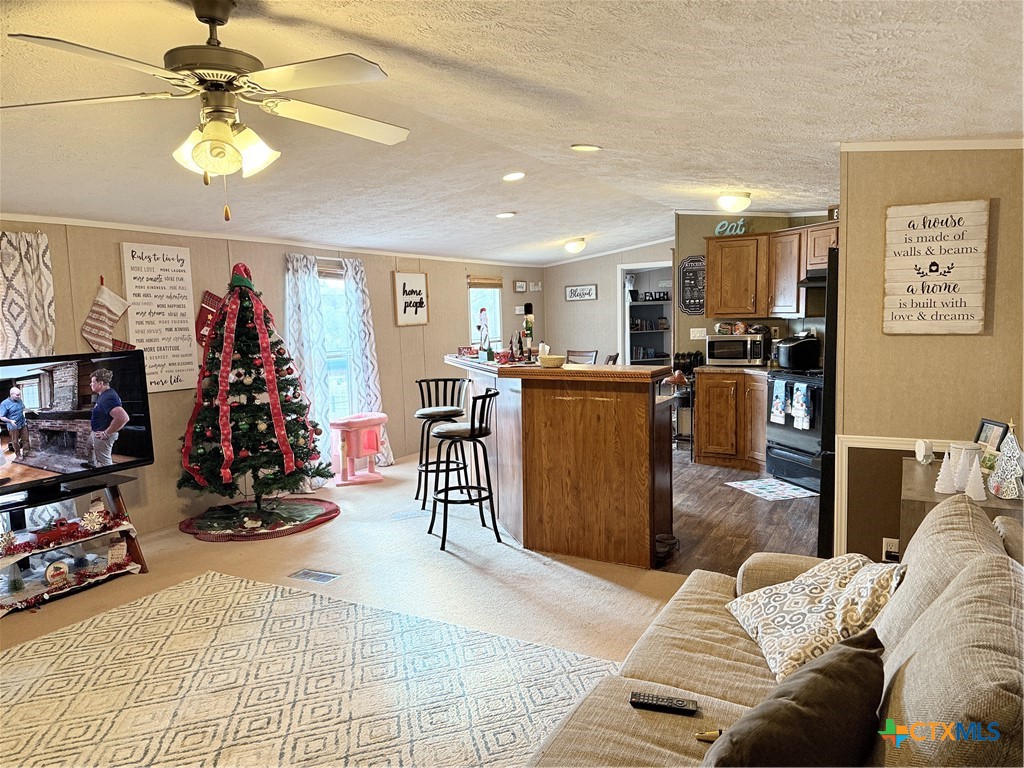 107 Dallas Street Goliad, TX 77963 - Photo 13 of 28 a view of a livingroom with workspace and a couch