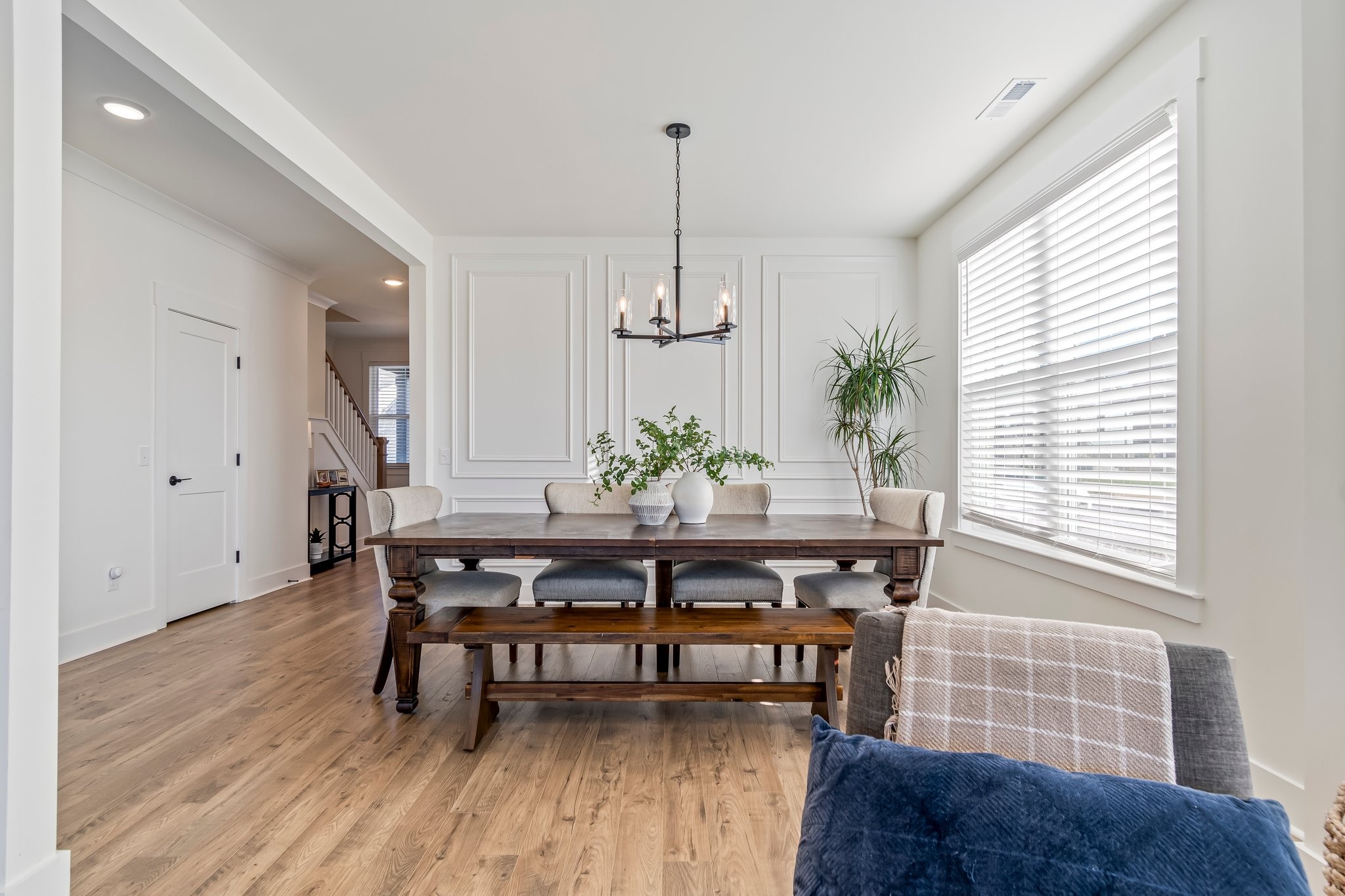 4028 John Marsh Road Spring Hill, TN 37174 - Photo 13 of 62 a view of a dining room with furniture window and wooden floor