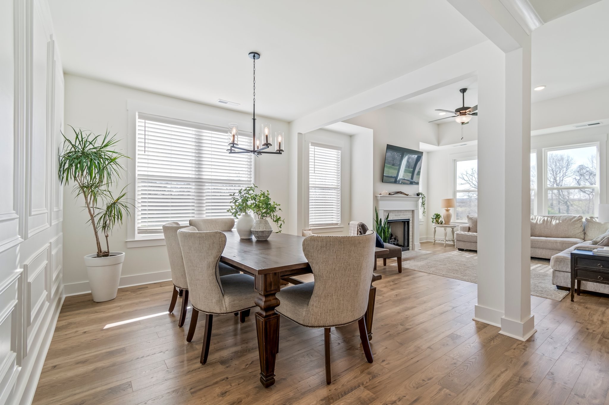 4028 John Marsh Road Spring Hill, TN 37174 - Photo 9 of 62 a view of a dining room with furniture window and wooden floor