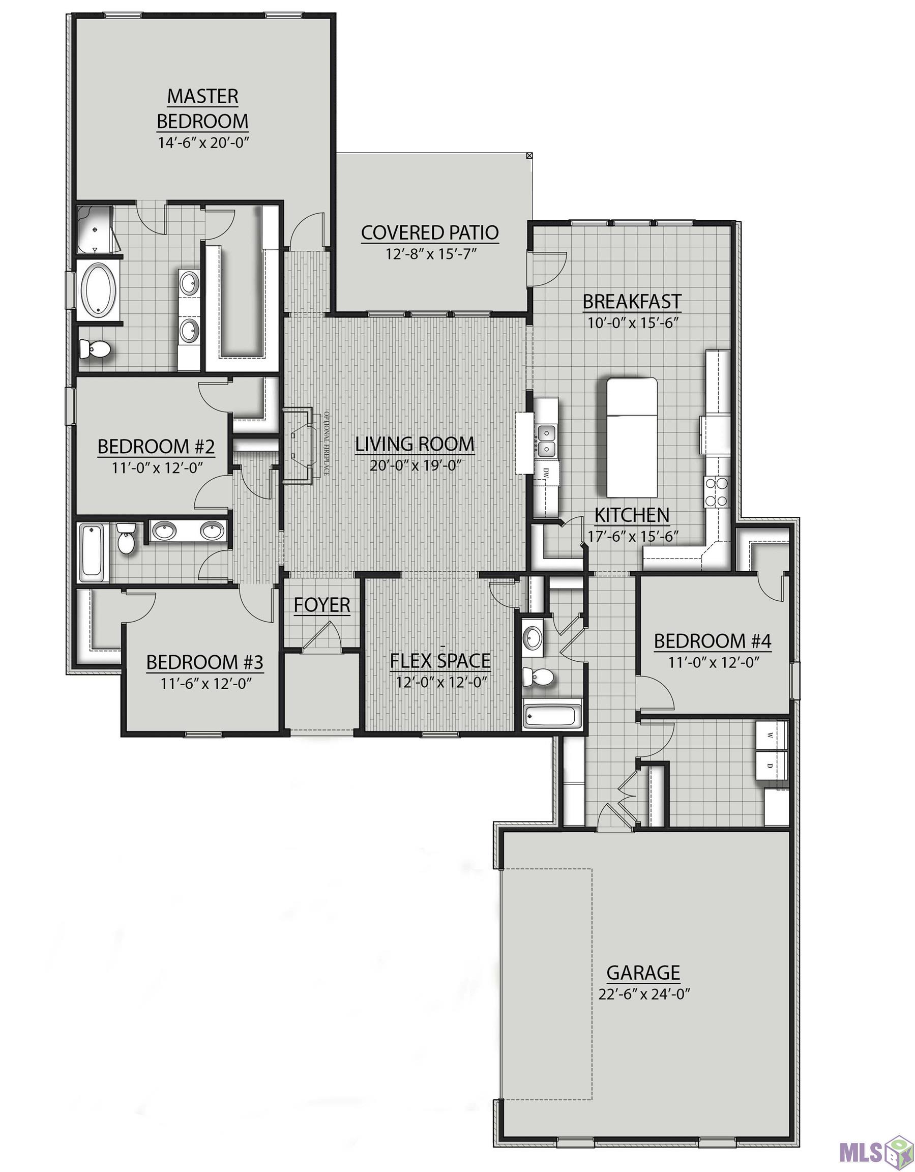 44231 Huntley Road Hammond, LA 70403 - Photo 6 of 6 FLOOR PLAN
