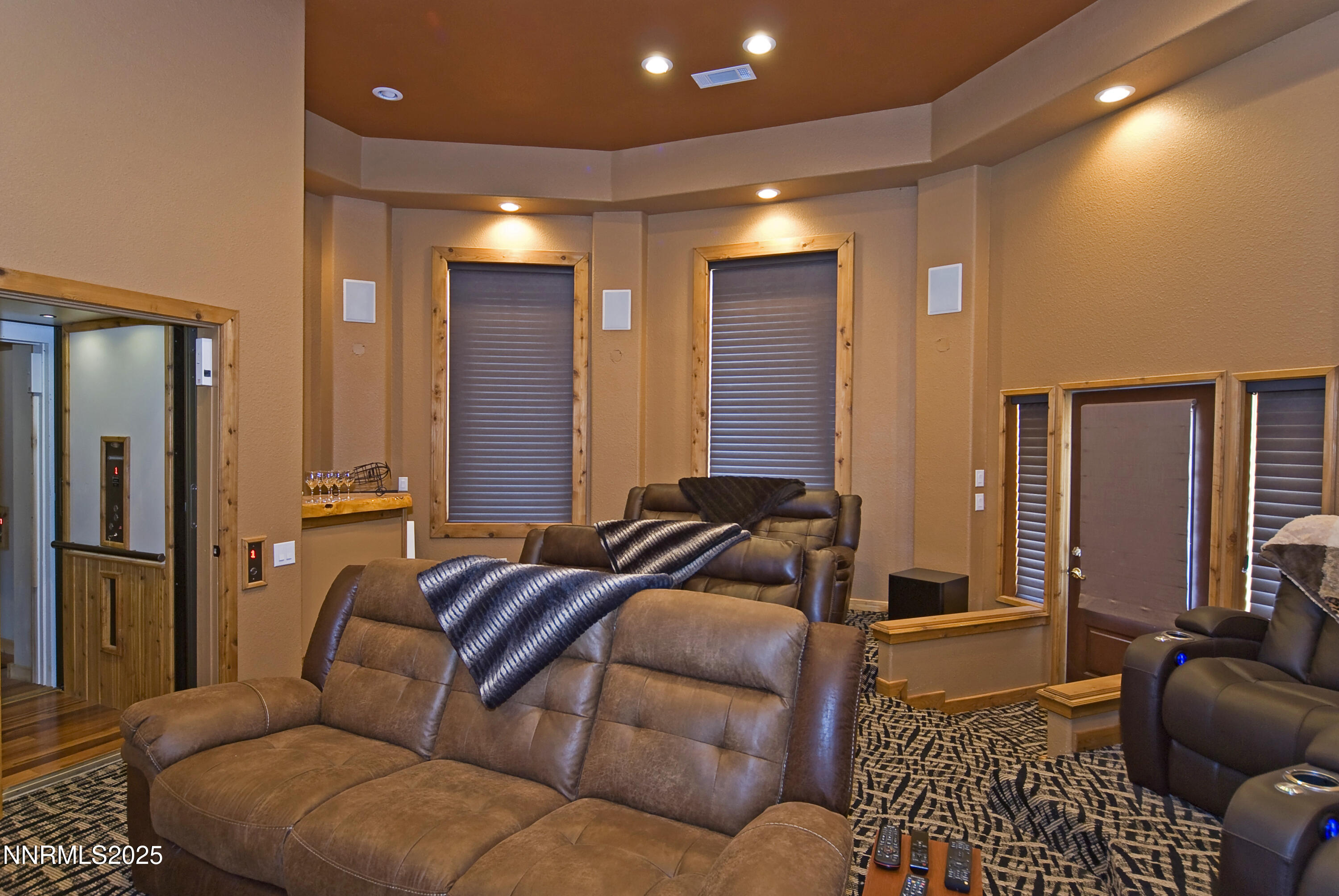827 River Ranch Road Markleeville, CA 96120 - Photo 24 of 46 a living room with furniture ceiling fan