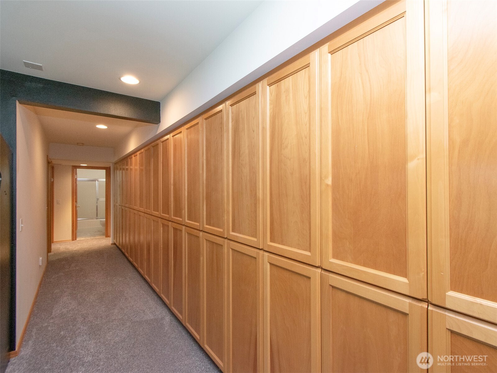 412 Doe Run Road Sequim, WA 98382 - Photo 33 of 40 a view of a room with wooden walls