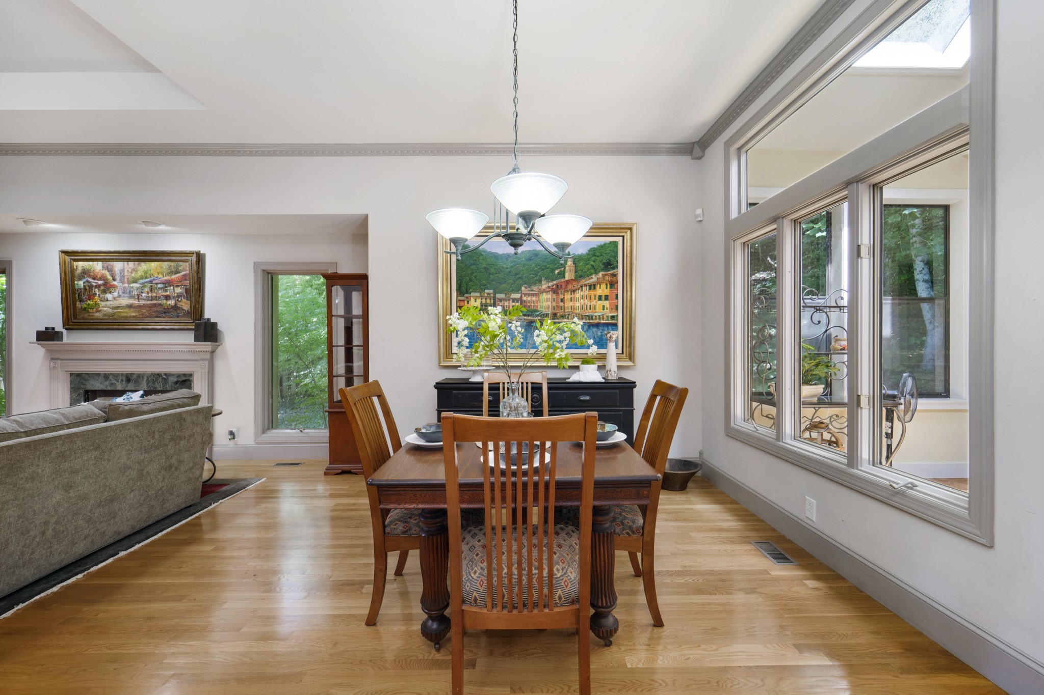 166 Hicks Road Nashville, TN 37221 - Photo 19 of 43 a view of a dining room with furniture window and wooden floor