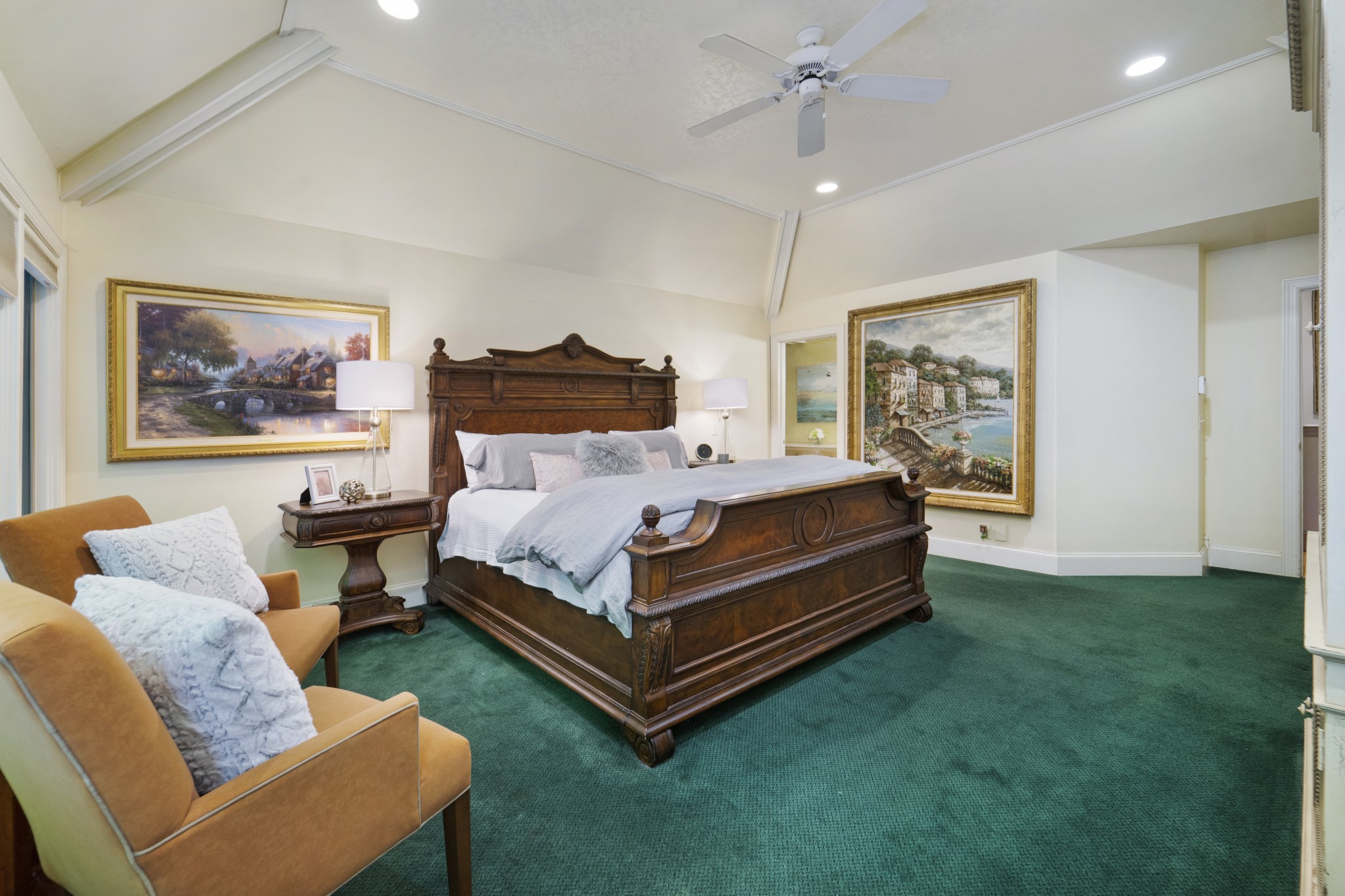 166 Hicks Road Nashville, TN 37221 - Photo 22 of 43 a bedroom with a bed couch and window