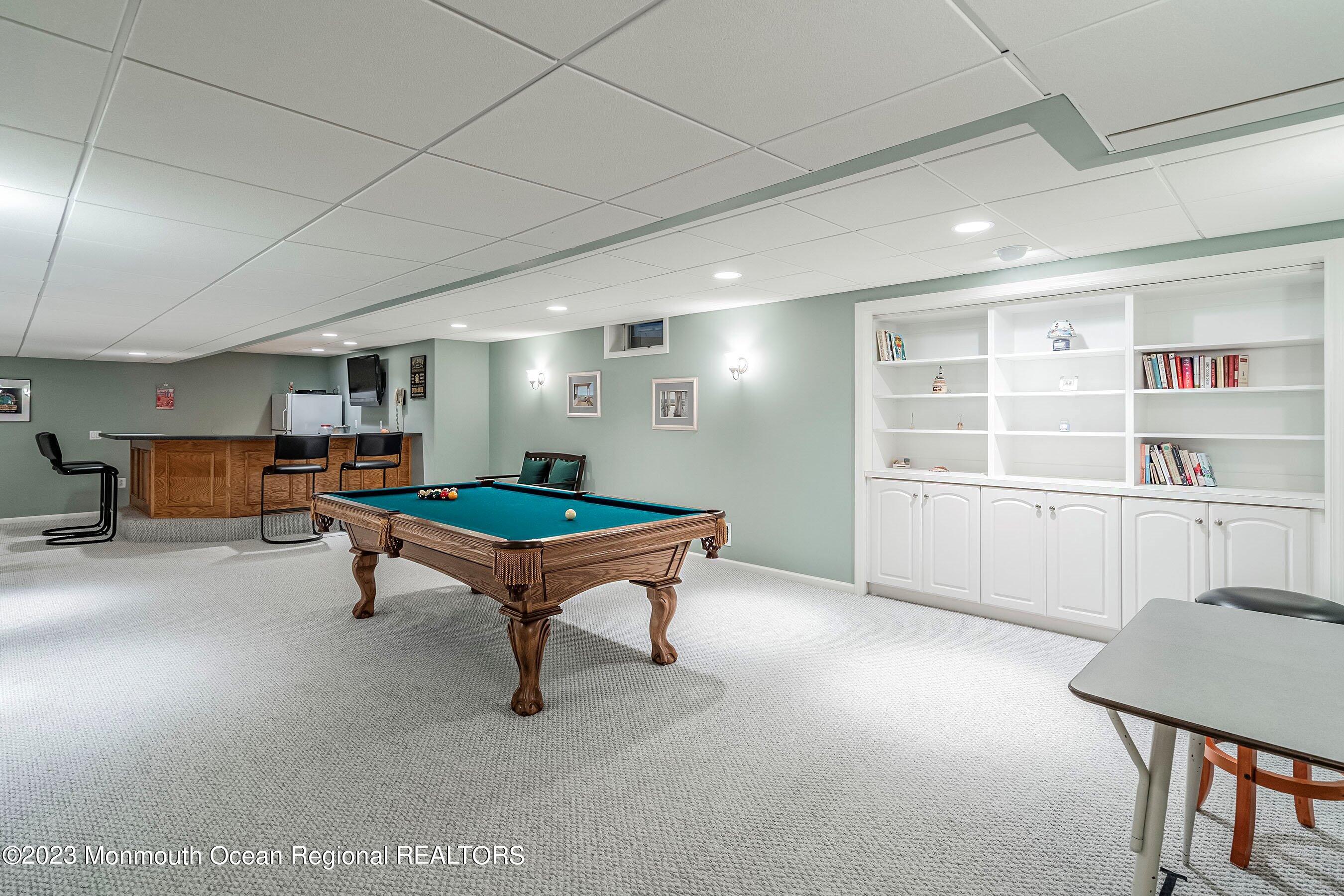 63 Rustic Way Freehold, NJ 07728 - Photo 38 of 43 Finished Basement - pool table area