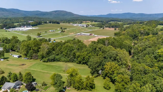 a view of lake with mountain