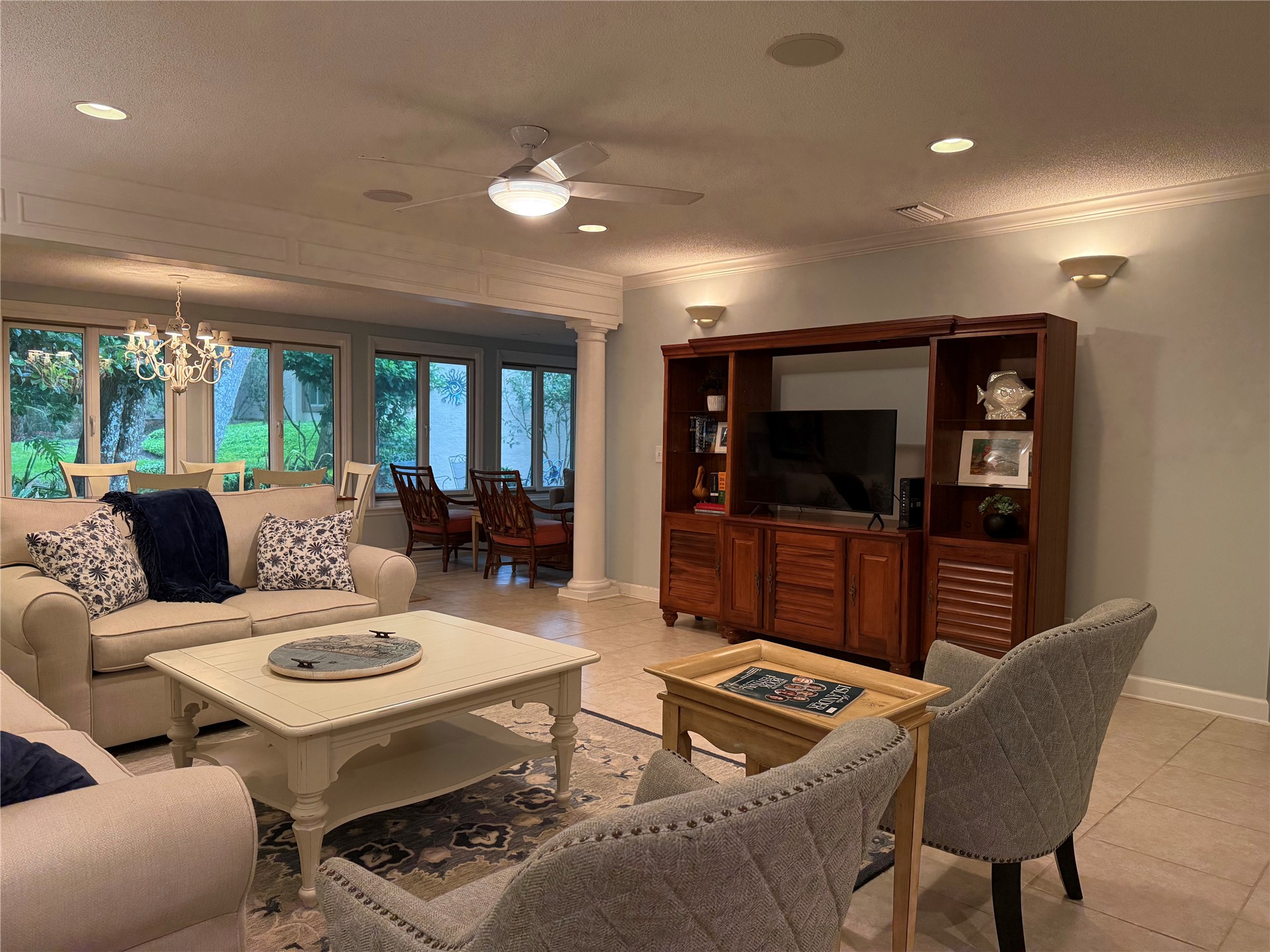 3323 Sea Marsh Road, Unit 3323 Fernandina Beach, FL 32034 - Photo 3 of 47 Golf views from the living area.