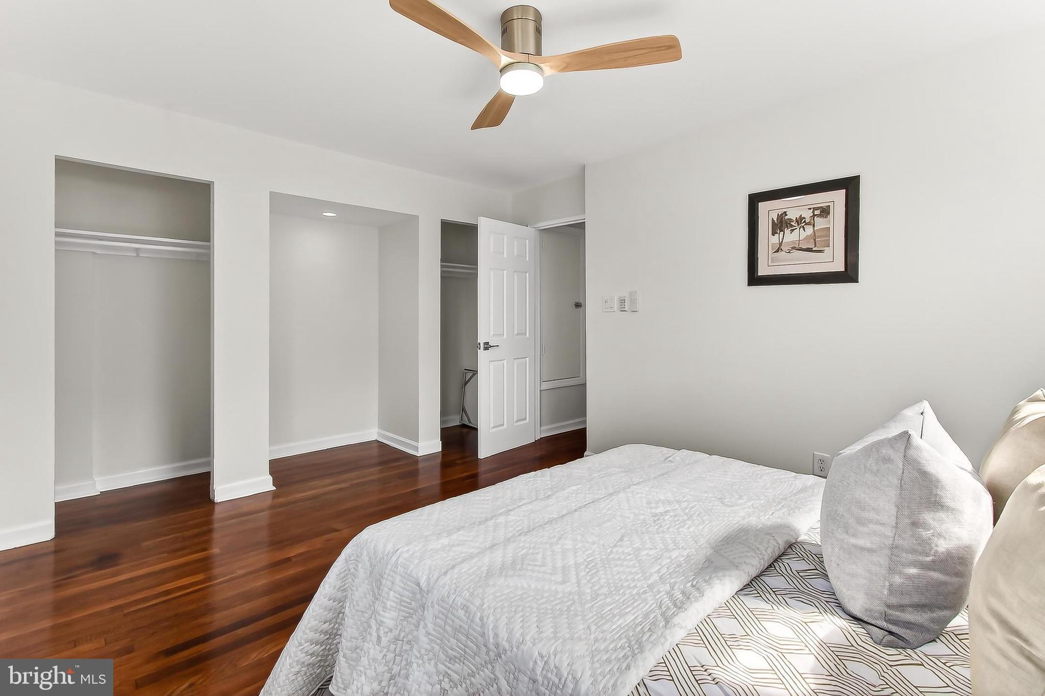 5213 11th Street Northeast Washington, DC 20011 - Photo 29 of 50 Spacious bedroom with warm wood flooring