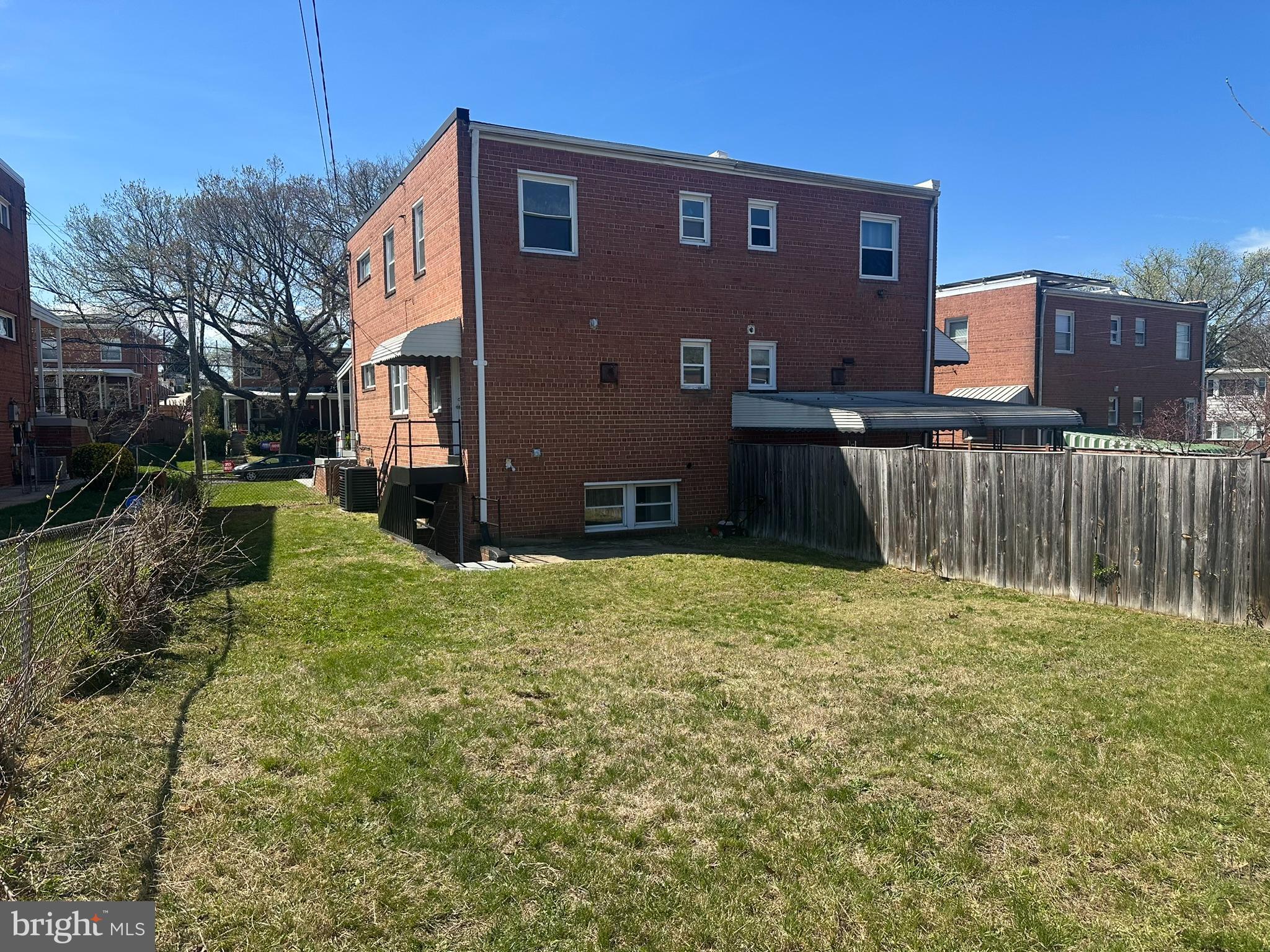 5213 11th Street Northeast Washington, DC 20011 - Photo 41 of 50 Larger yard, nicely set back with small patio