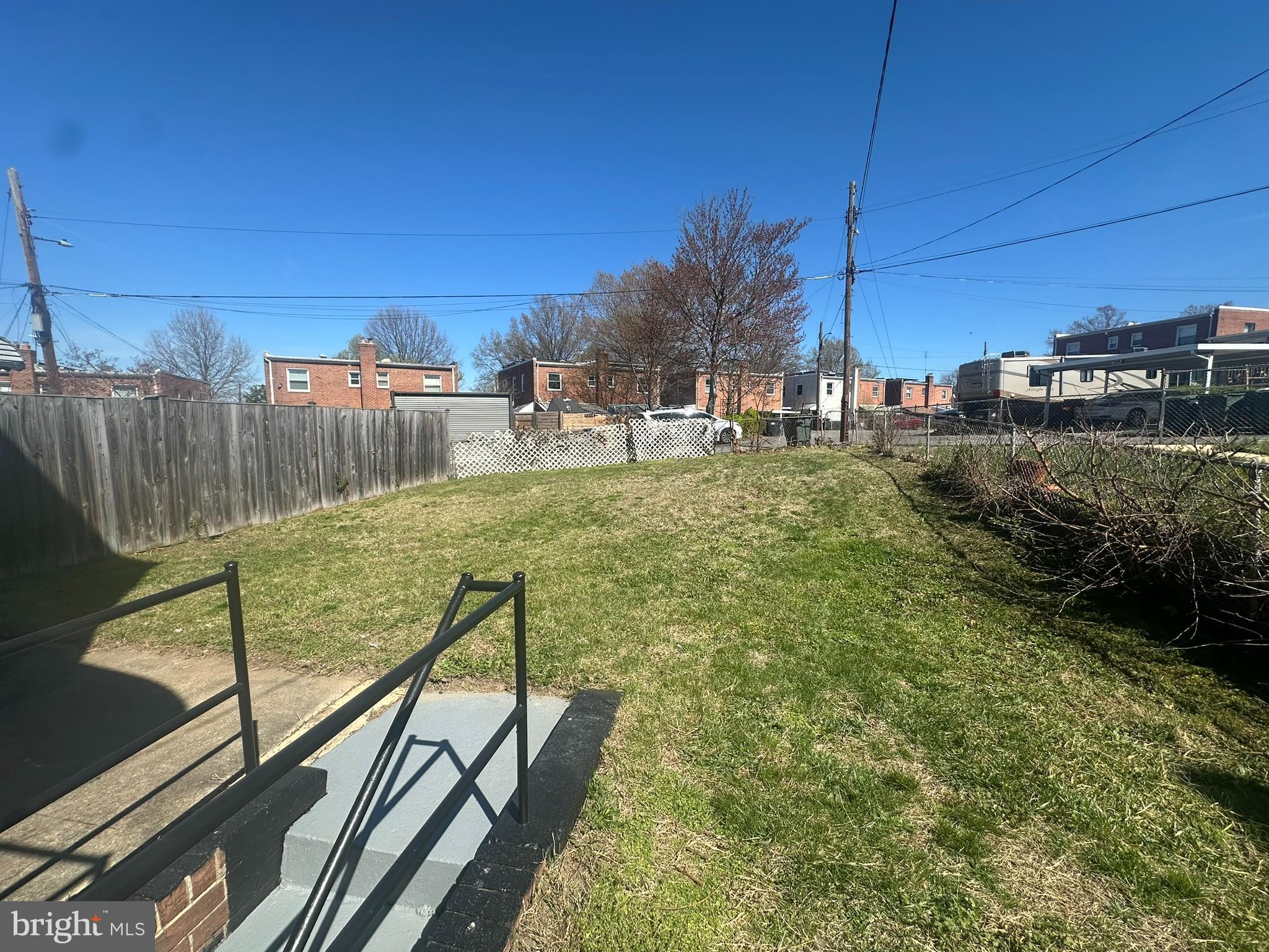 5213 11th Street Northeast Washington, DC 20011 - Photo 42 of 50 Fully fenced yard. 2 parking spaces in rear.