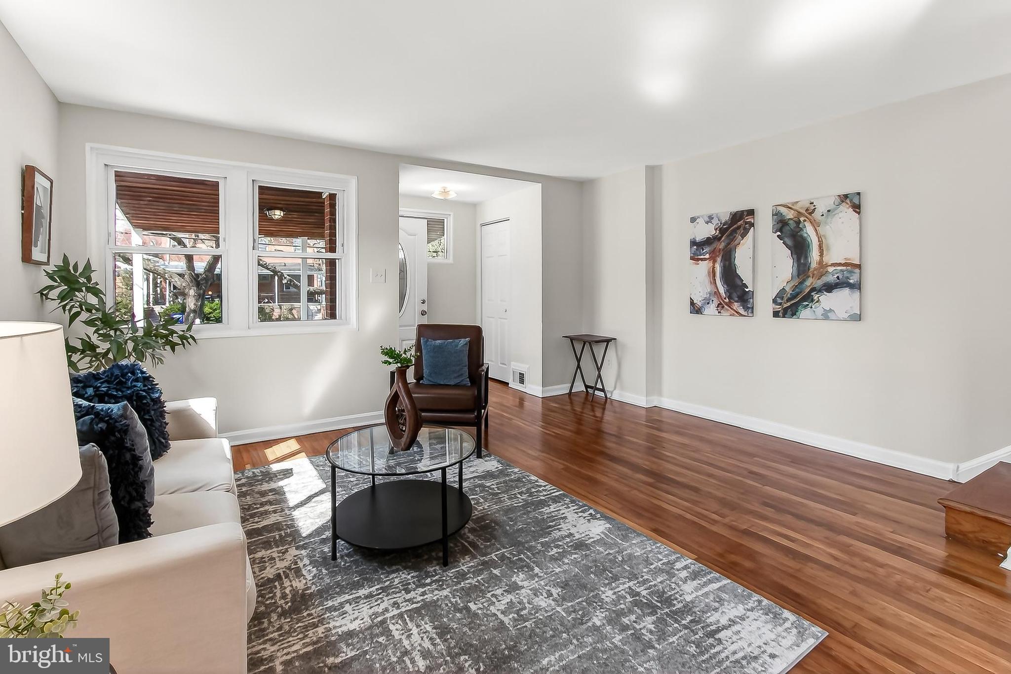 5213 11th Street Northeast Washington, DC 20011 - Photo 47 of 50 Spacious living area with hardwood floors