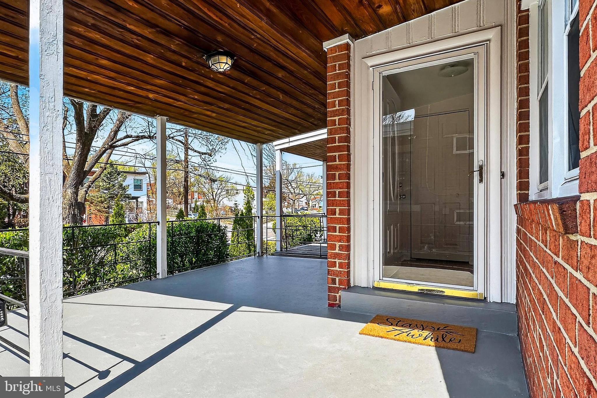 5213 11th Street Northeast Washington, DC 20011 - Photo 49 of 50 Covered patio with easy access