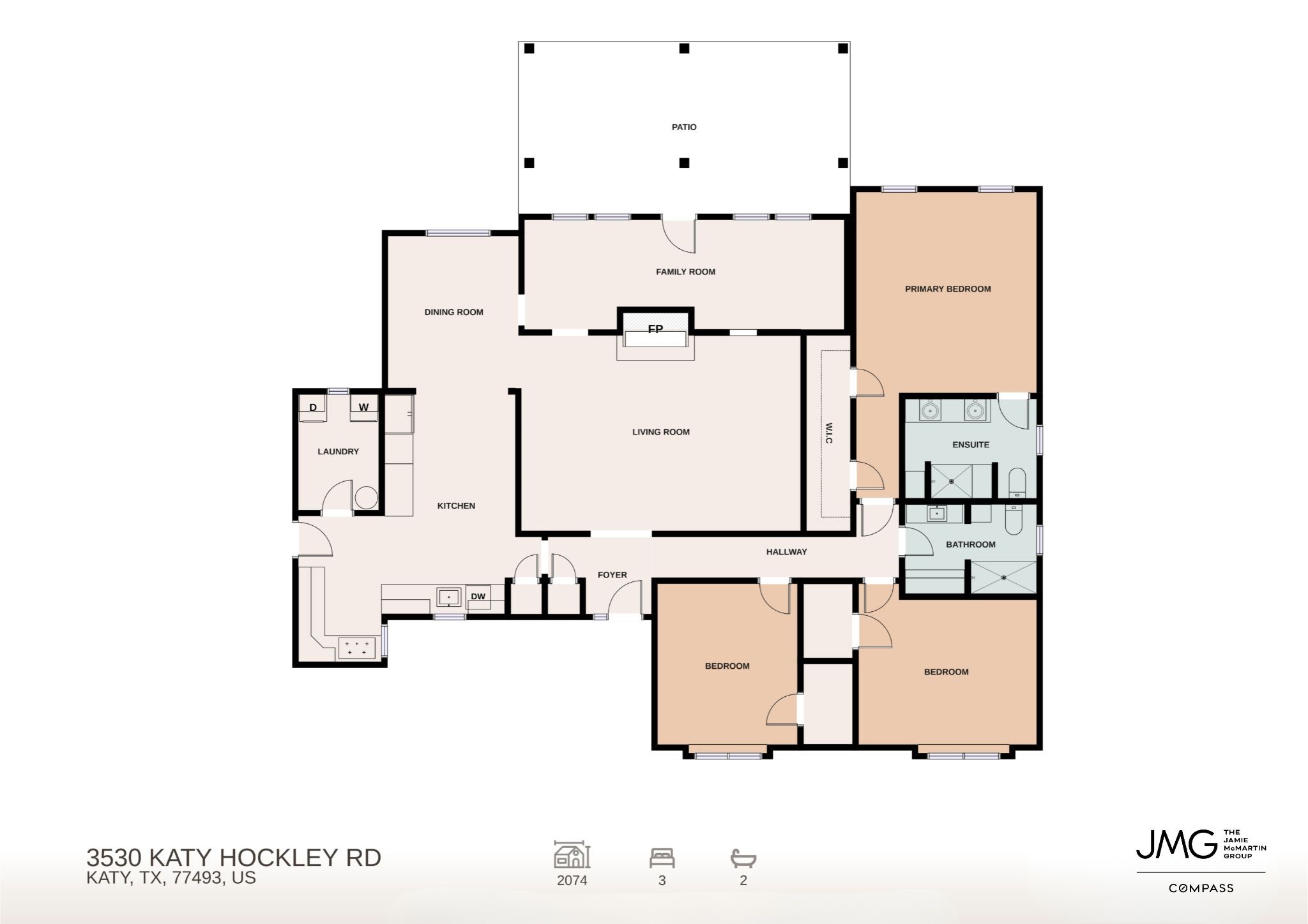 3530 Katy Hockley Road Katy, TX 77493 - Photo 25 of 25 a picture of floor plan