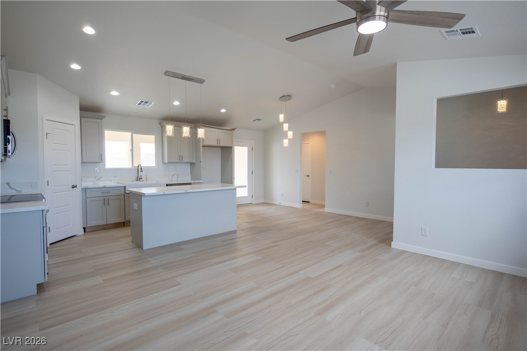 3897 North Mayfield Ranch Road Pahrump, NV 89060 - Photo 4 of 28 View of the Kitchen, Great Room, and Dining Area