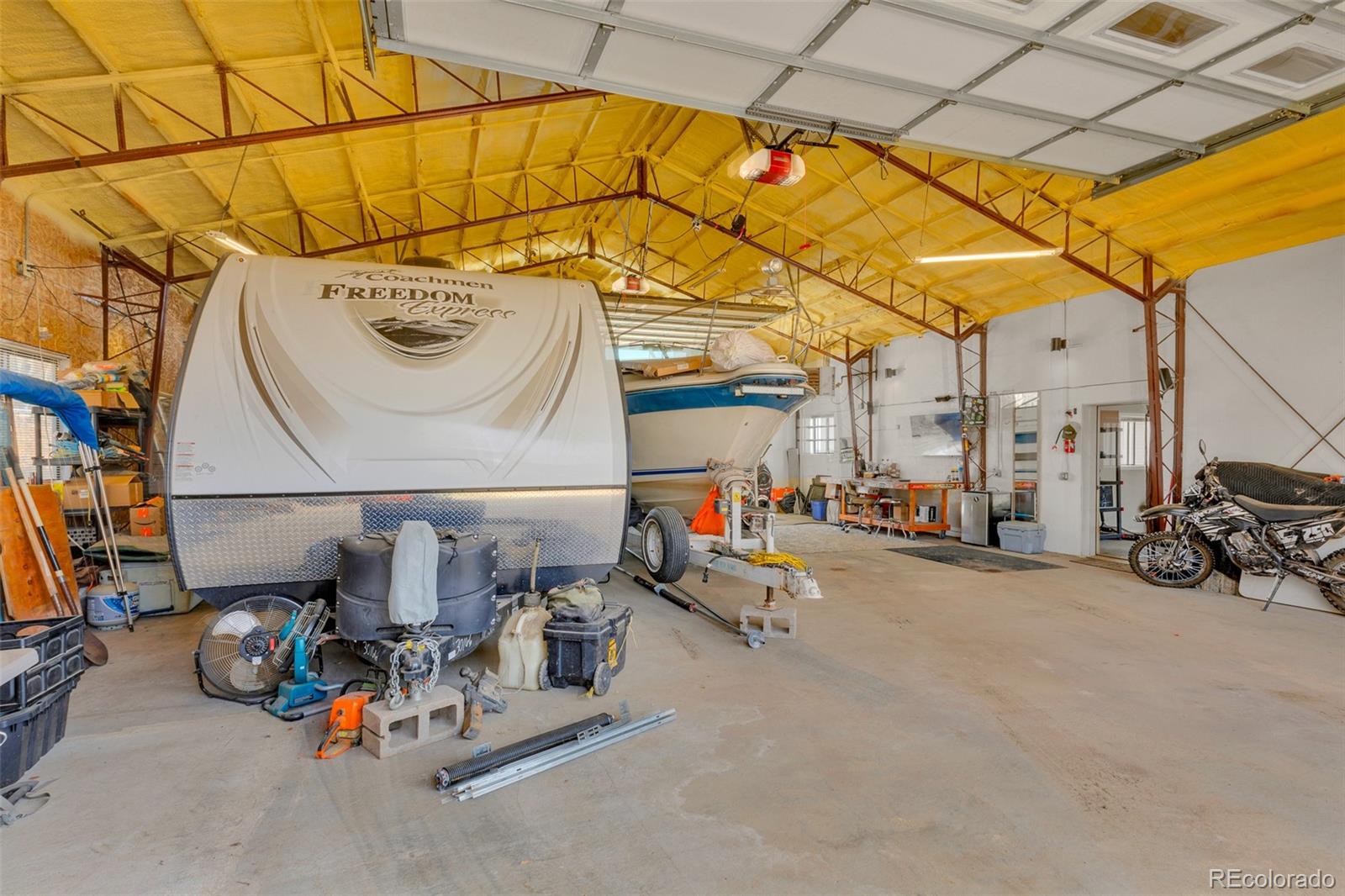 37 Warm Springs Road Fairplay, CO 80440 - Photo 40 of 50 a view of a garage with couch
