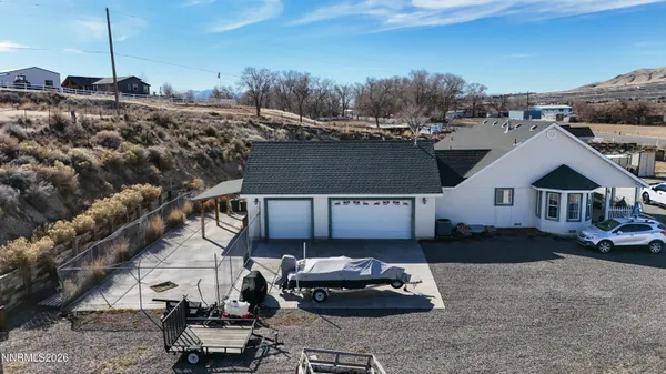 a car parked in front of a house