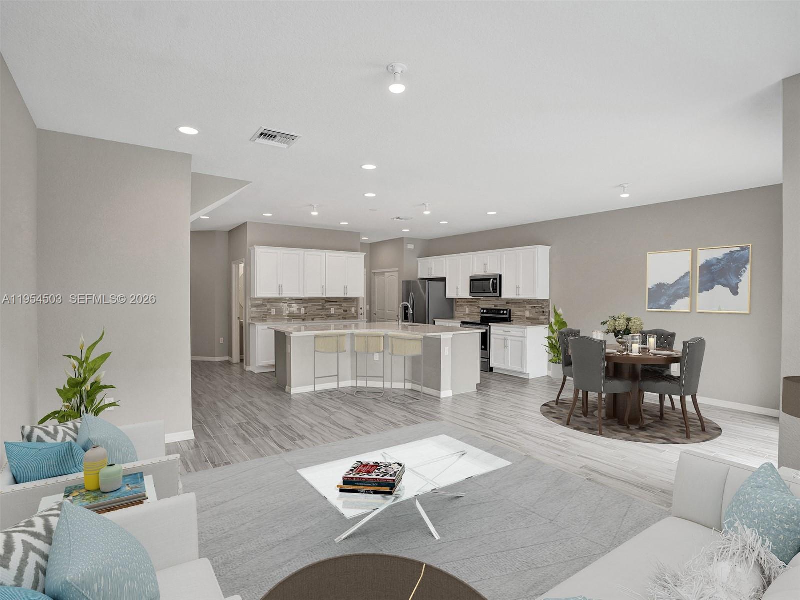 8330 Rearing Lane Lake Worth, FL 33467 - Photo 9 of 39 a living room with furniture kitchen view and kitchen view