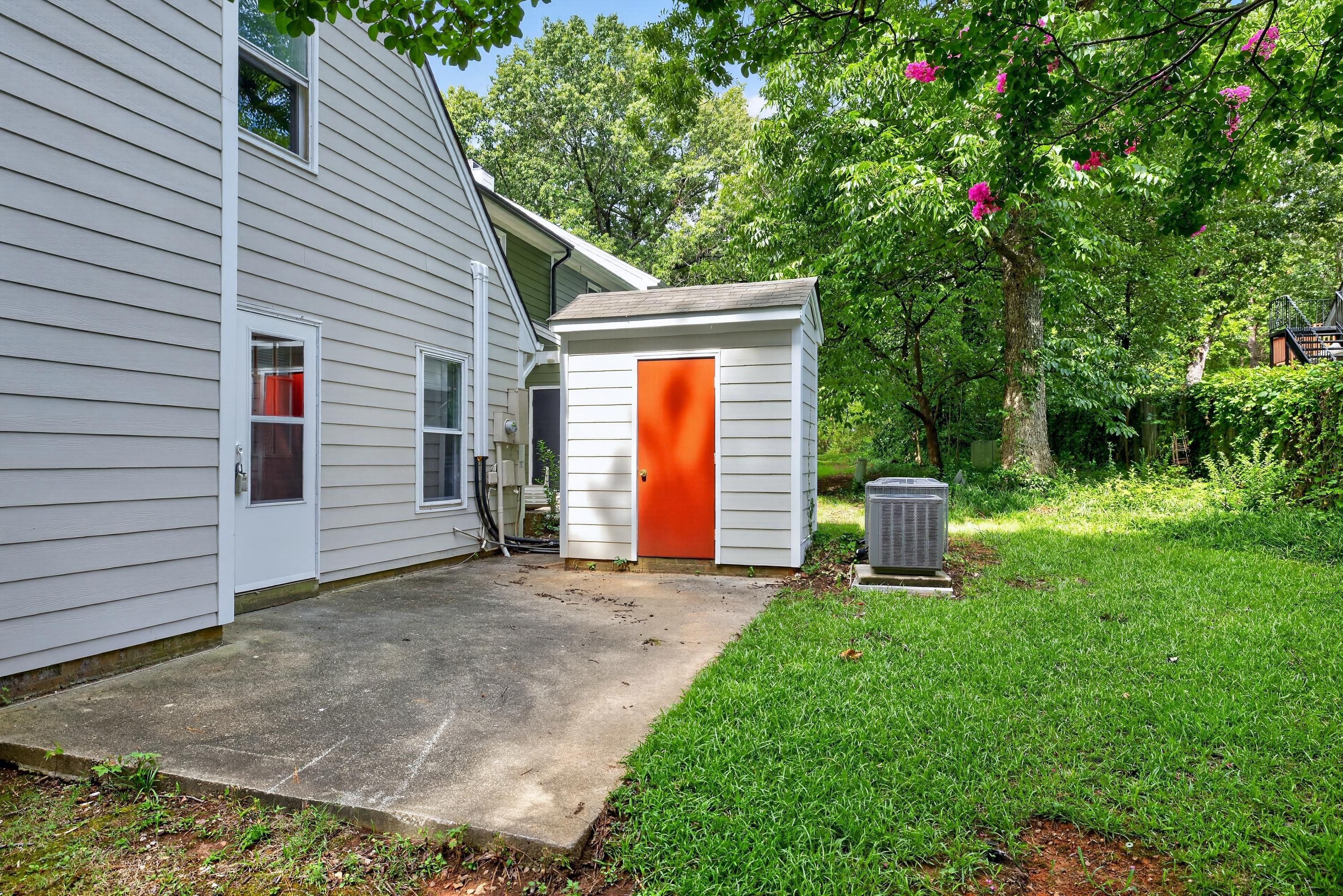 708 Powell Drive, Unit A Raleigh, NC 27606 - Photo 44 of 56 Back Patio and yard