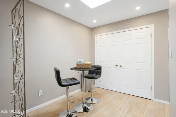 a view of reception area