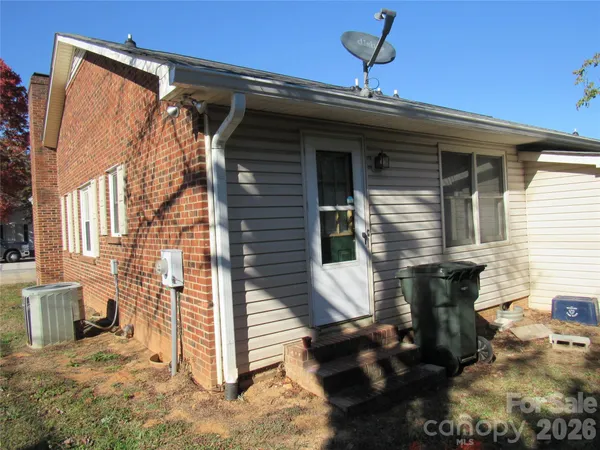 a view of a house with a patio