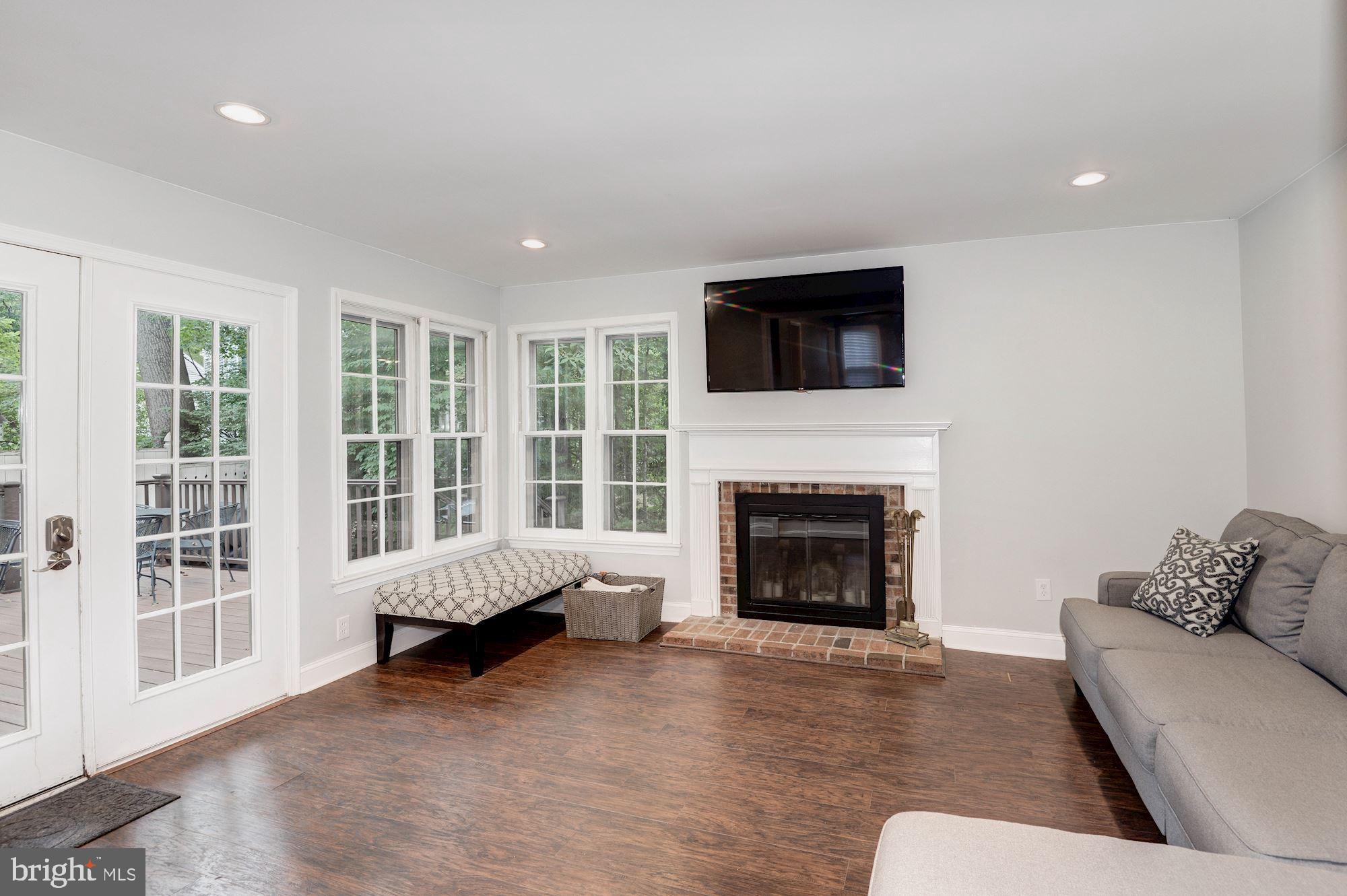 2075 Cobblestone Lane Reston, VA 20191 - Photo 3 of 26 Family Room w/ wood burning Fireplace