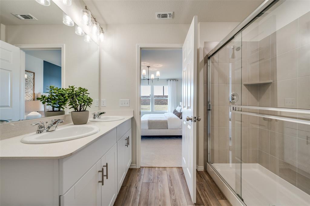 14074 Marion Downs Trail Pilot Point, TX 76258 - Photo 4 of 5 Owner's private bath with *Model Representation*