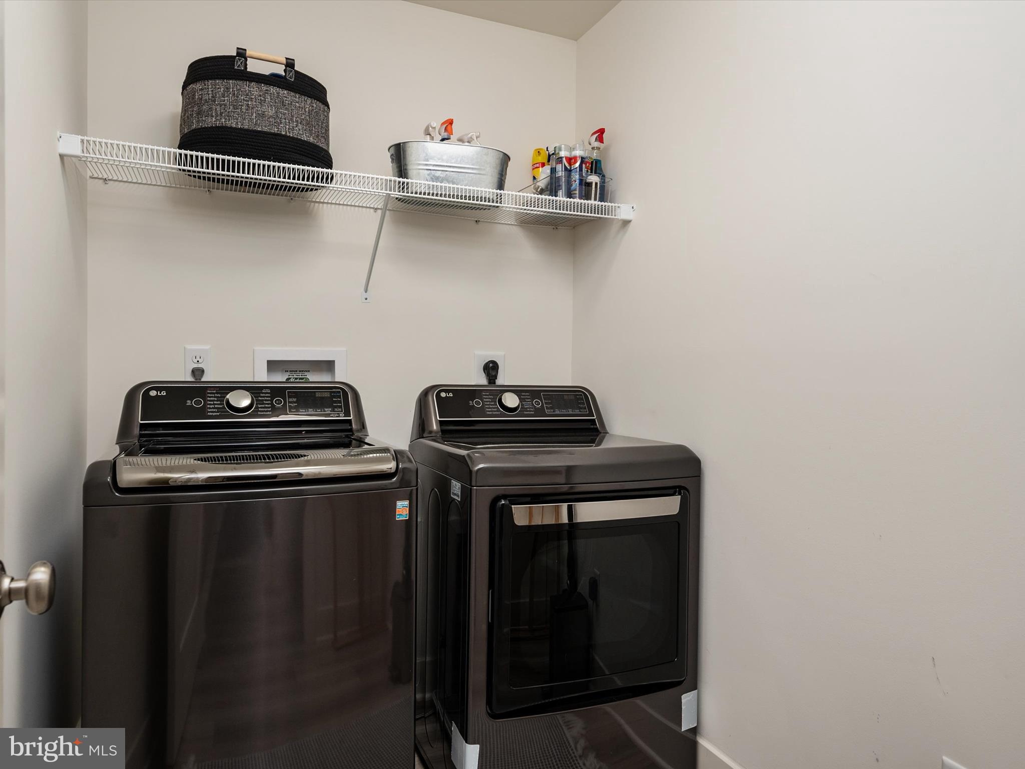 8412 Maryland Road Pasadena, MD 21122 - Photo 34 of 61 a view of storage and utility room with racks on the wall
