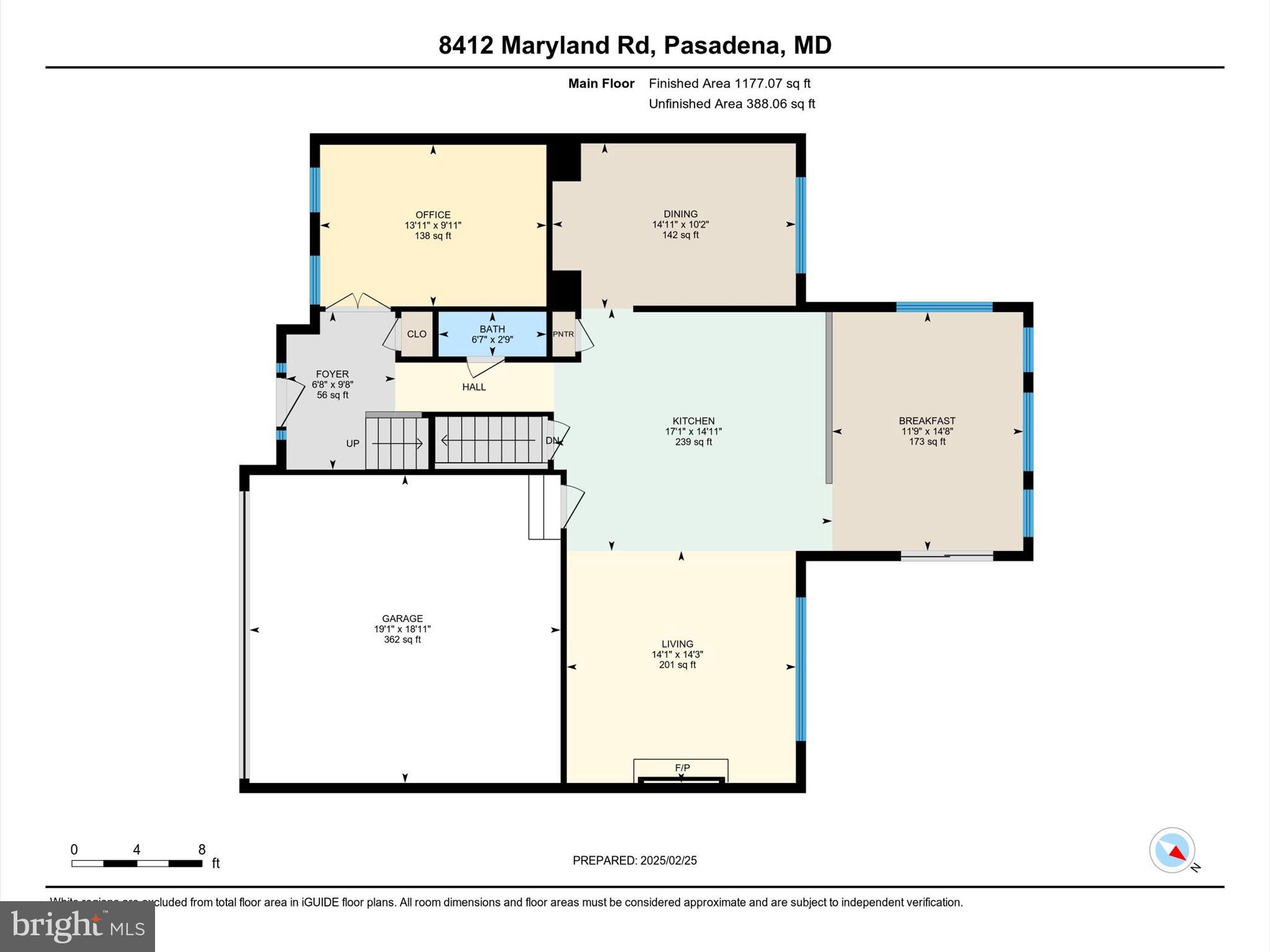8412 Maryland Road Pasadena, MD 21122 - Photo 59 of 61 !st Floor Floor Plan