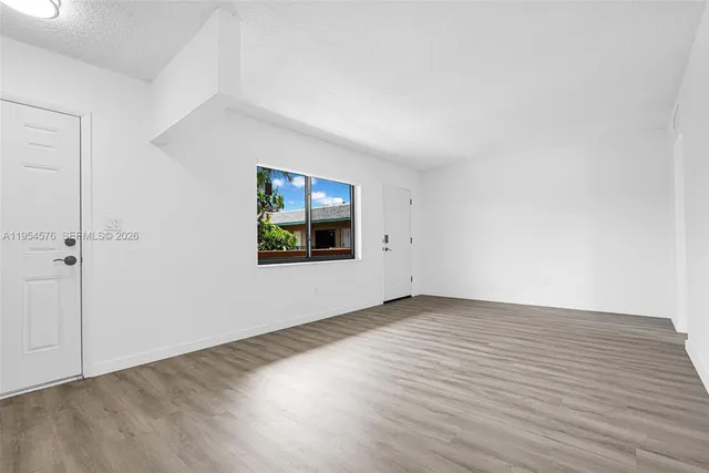 wooden floor in an empty room