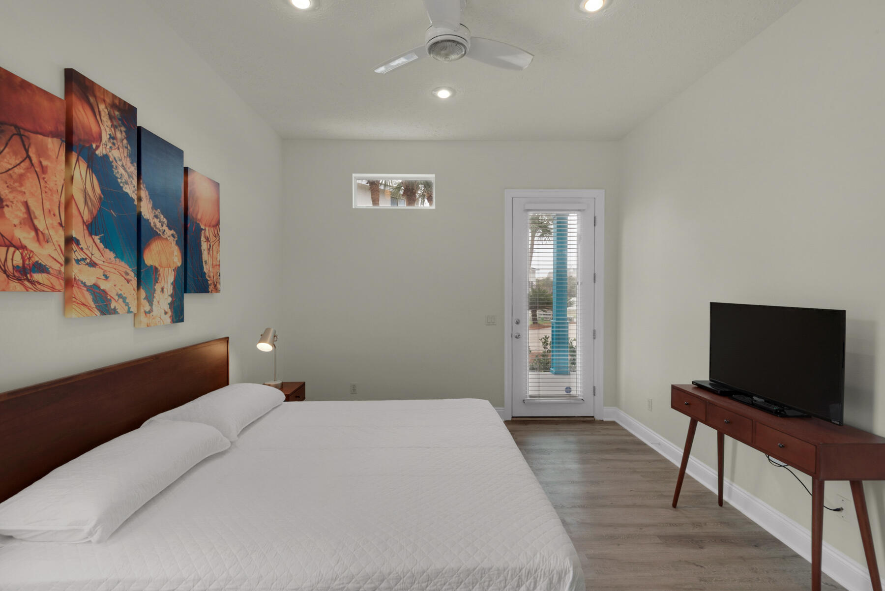 108 Pelican Circle Inlet Beach, FL 32461 - Photo 13 of 75 a bedroom with a bed and a flat screen tv