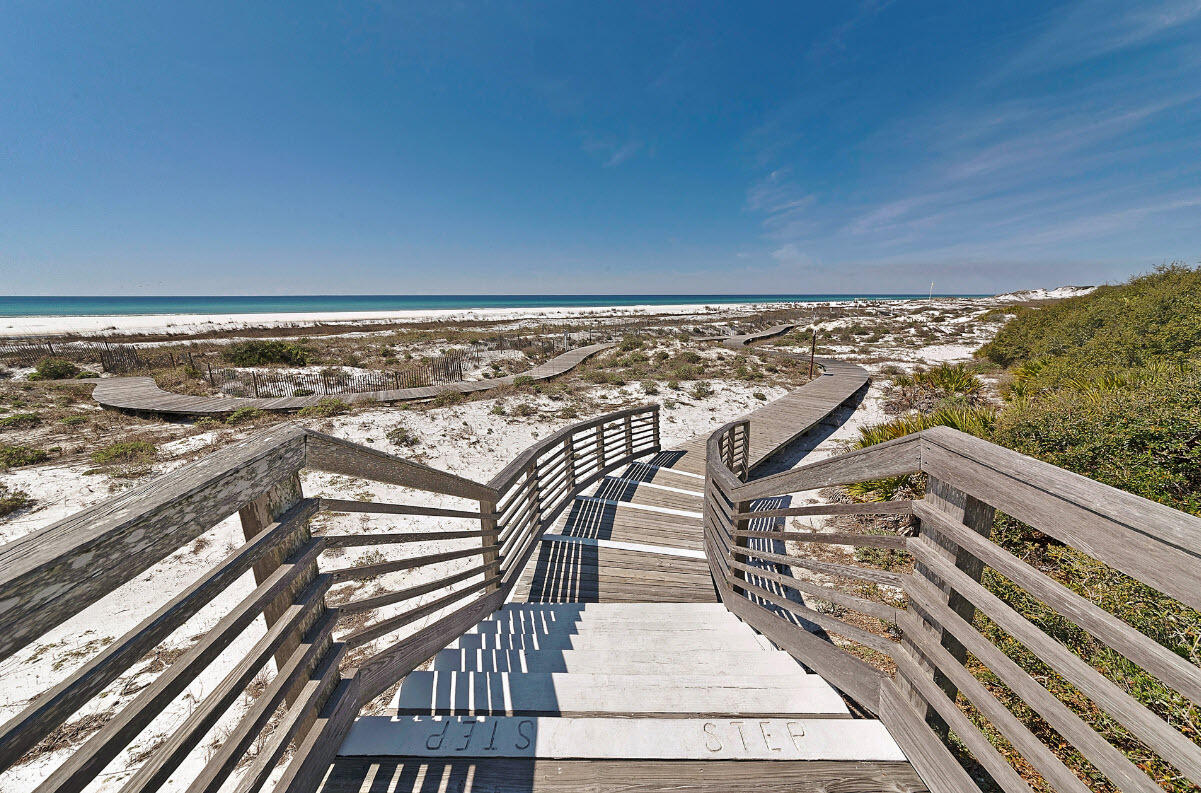 108 Pelican Circle Inlet Beach, FL 32461 - Photo 66 of 75 a view of a balcony with wooden floor and city view