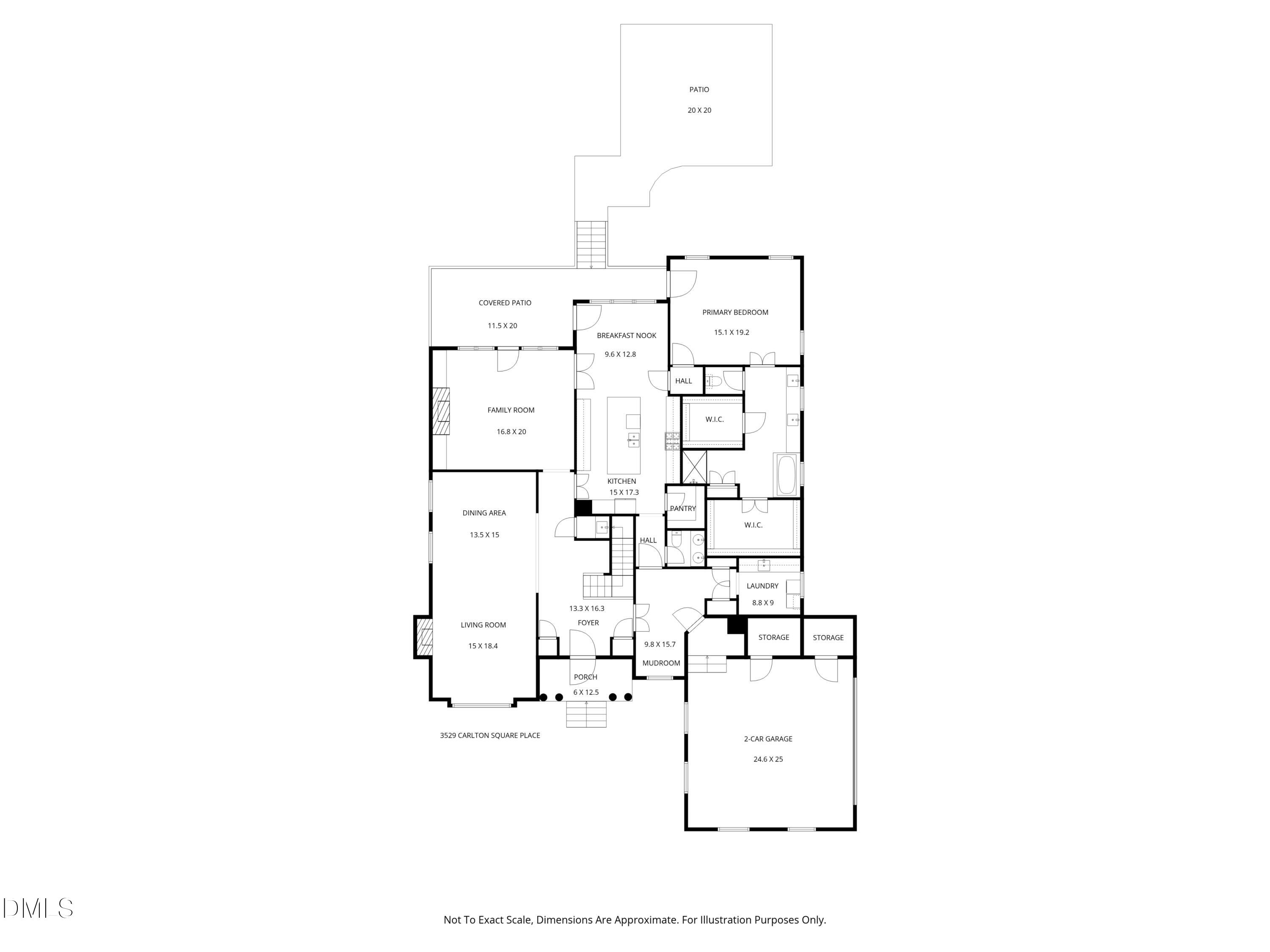 3529 Carlton Square Place Raleigh, NC 27612 - Photo 4 of 52 main floor