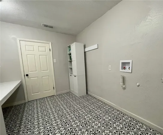 a view of a closet area