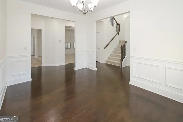 wooden floor in an empty room