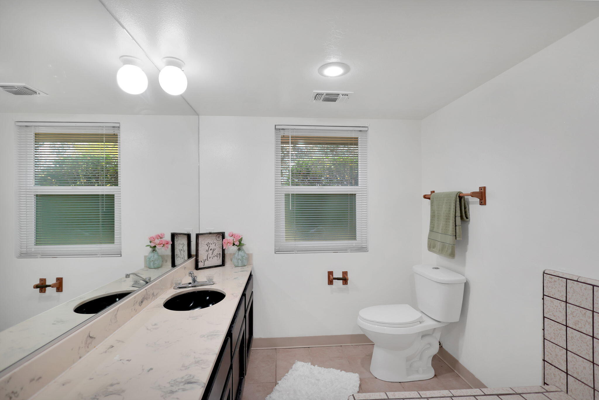 13144 Bear Mountain Road Redding, CA 96003 - Photo 48 of 69 a bathroom with a sink toilet and mirror