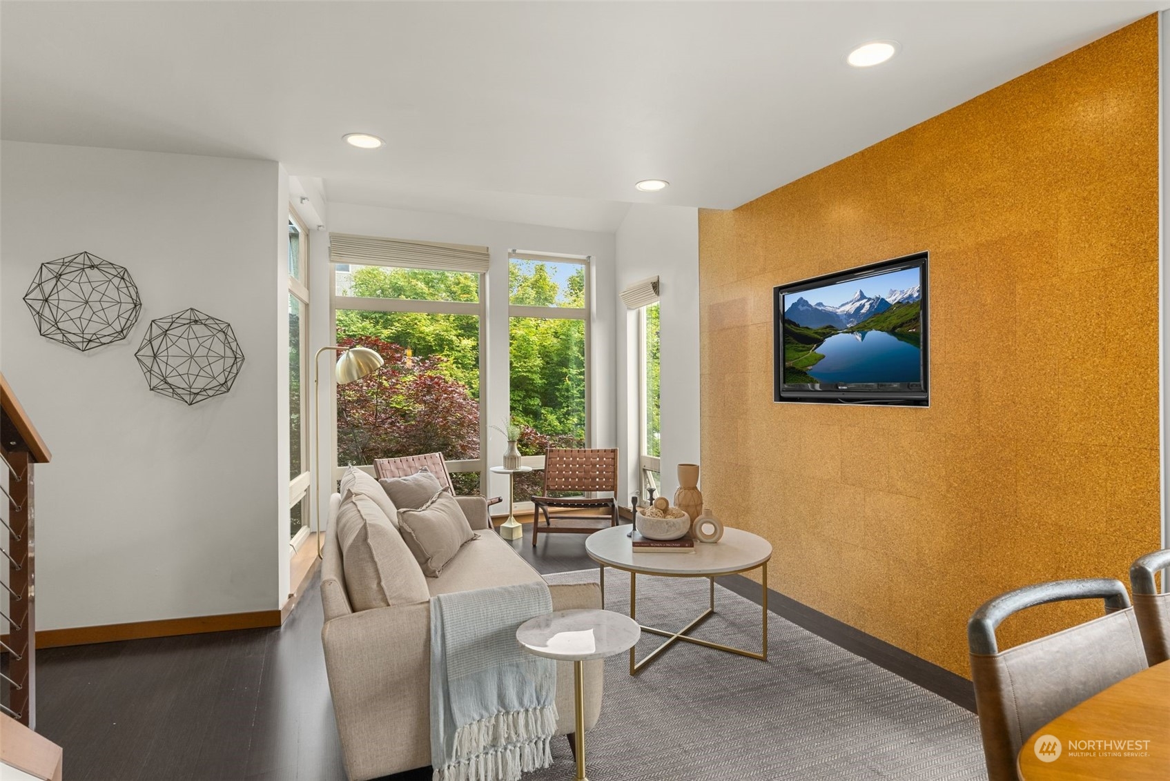 723 North 42nd Street Seattle, WA 98103 - Photo 12 of 27 a living room with furniture and a large window