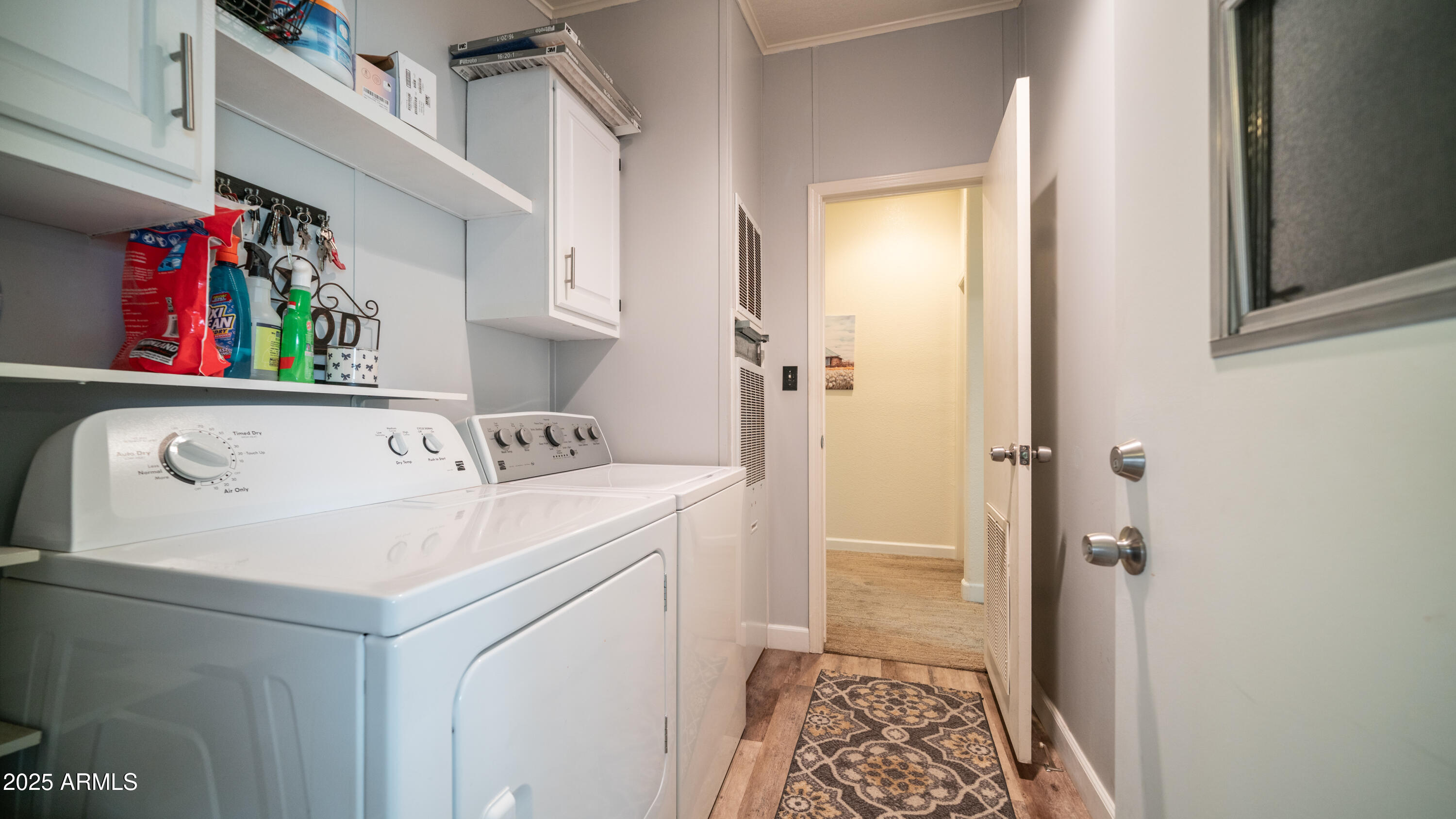 3355 South Cortez Road, Unit 98 Apache Junction, AZ 85119 - Photo 29 of 46 a utility room with dryer and washer