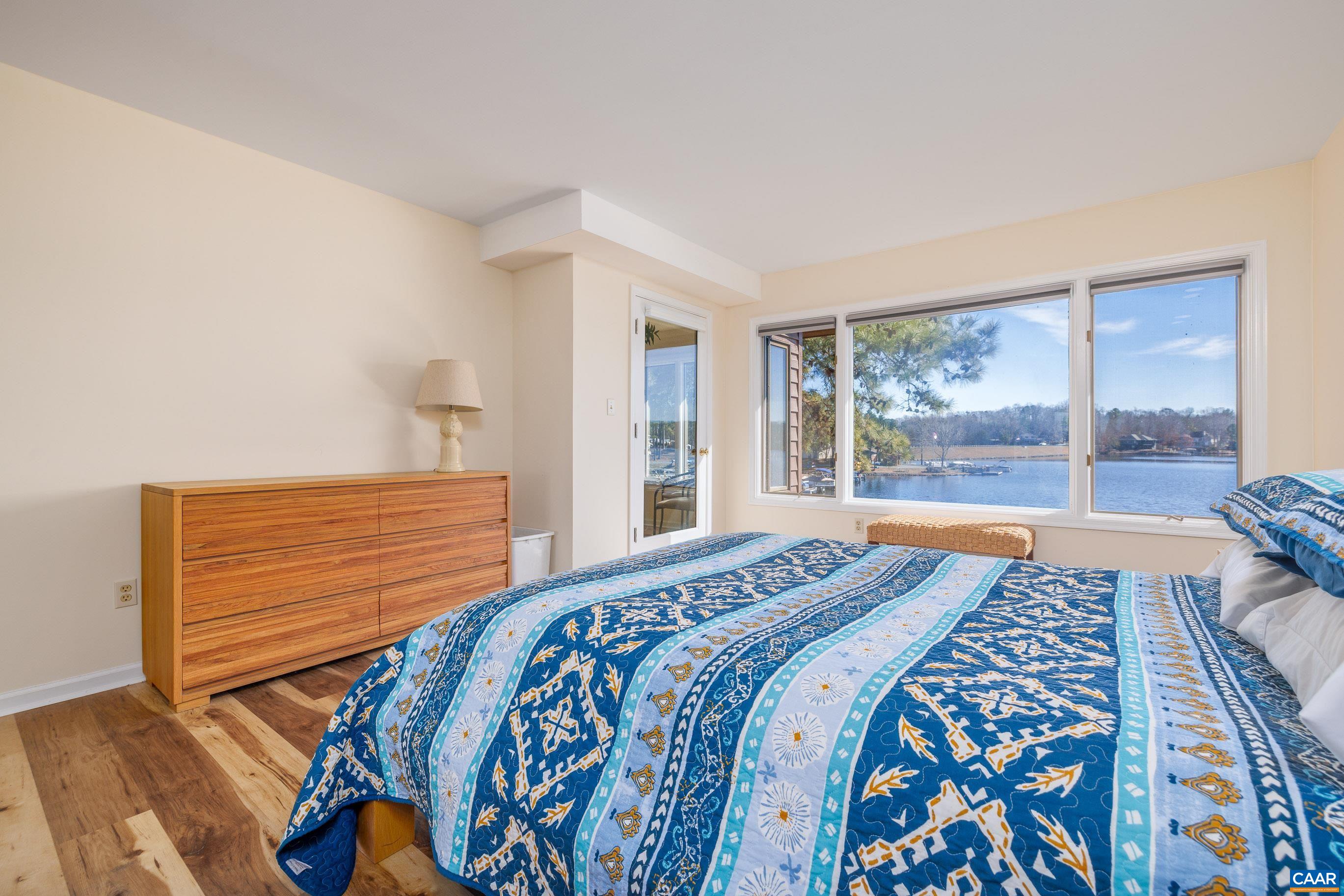 B3 Marina Point Palmyra, VA 22963 - Photo 18 of 47 a bedroom with a bed and a large window