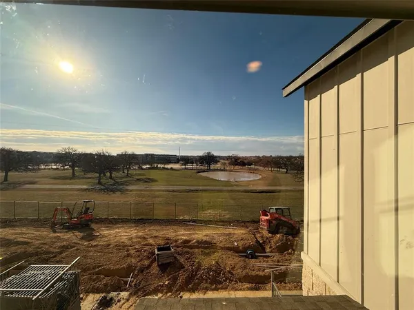 a view of a street with houses