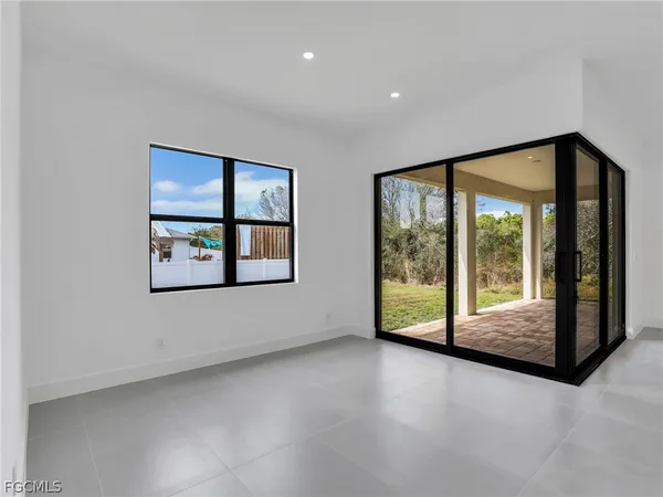 a view of an empty room with window