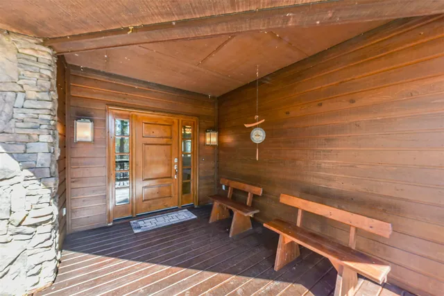 a view of outdoor space with seating space