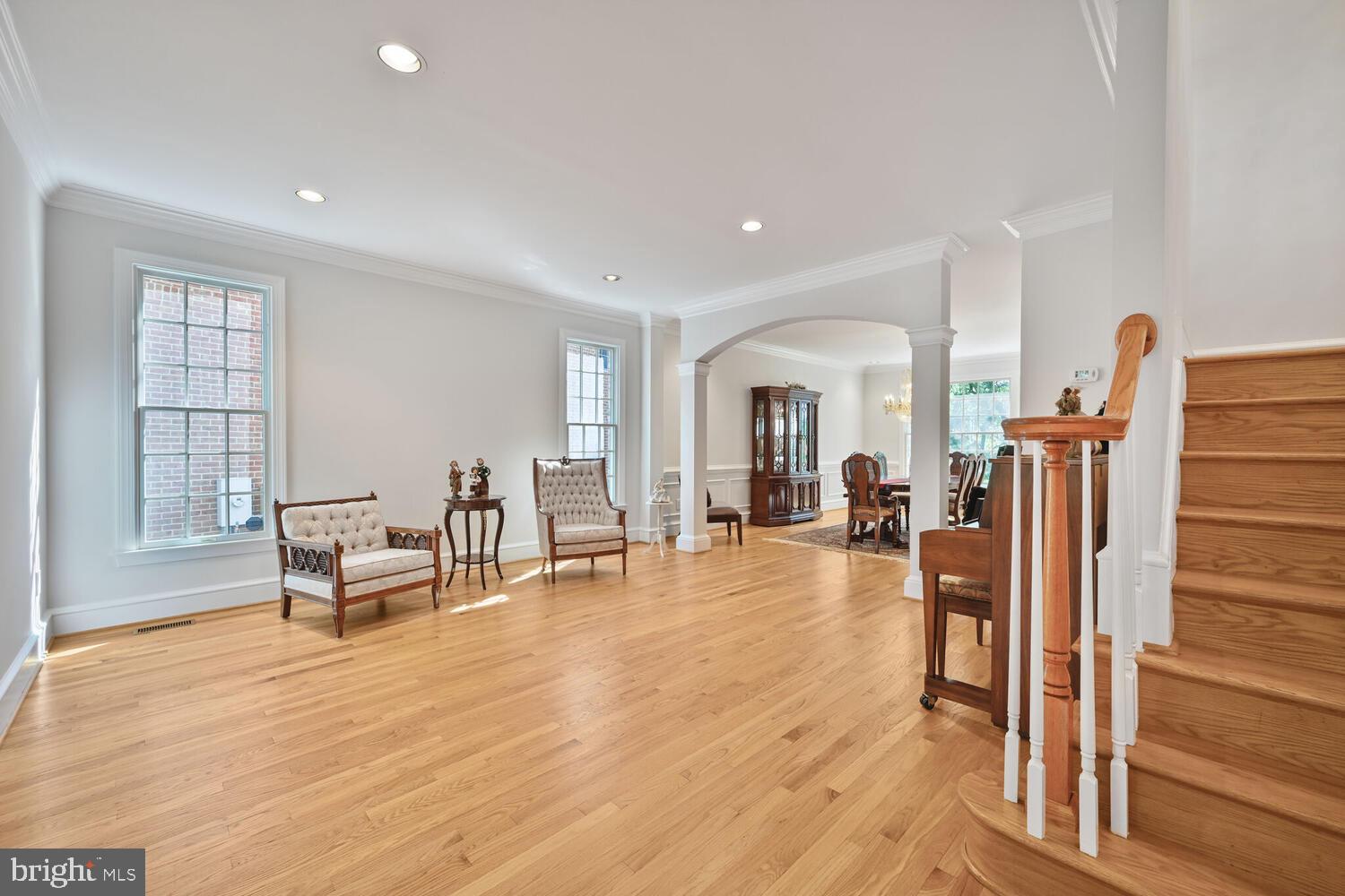 7401 Honesty Way Bethesda, MD 20817 - Photo 12 of 54 a living room with furniture and a wooden floor