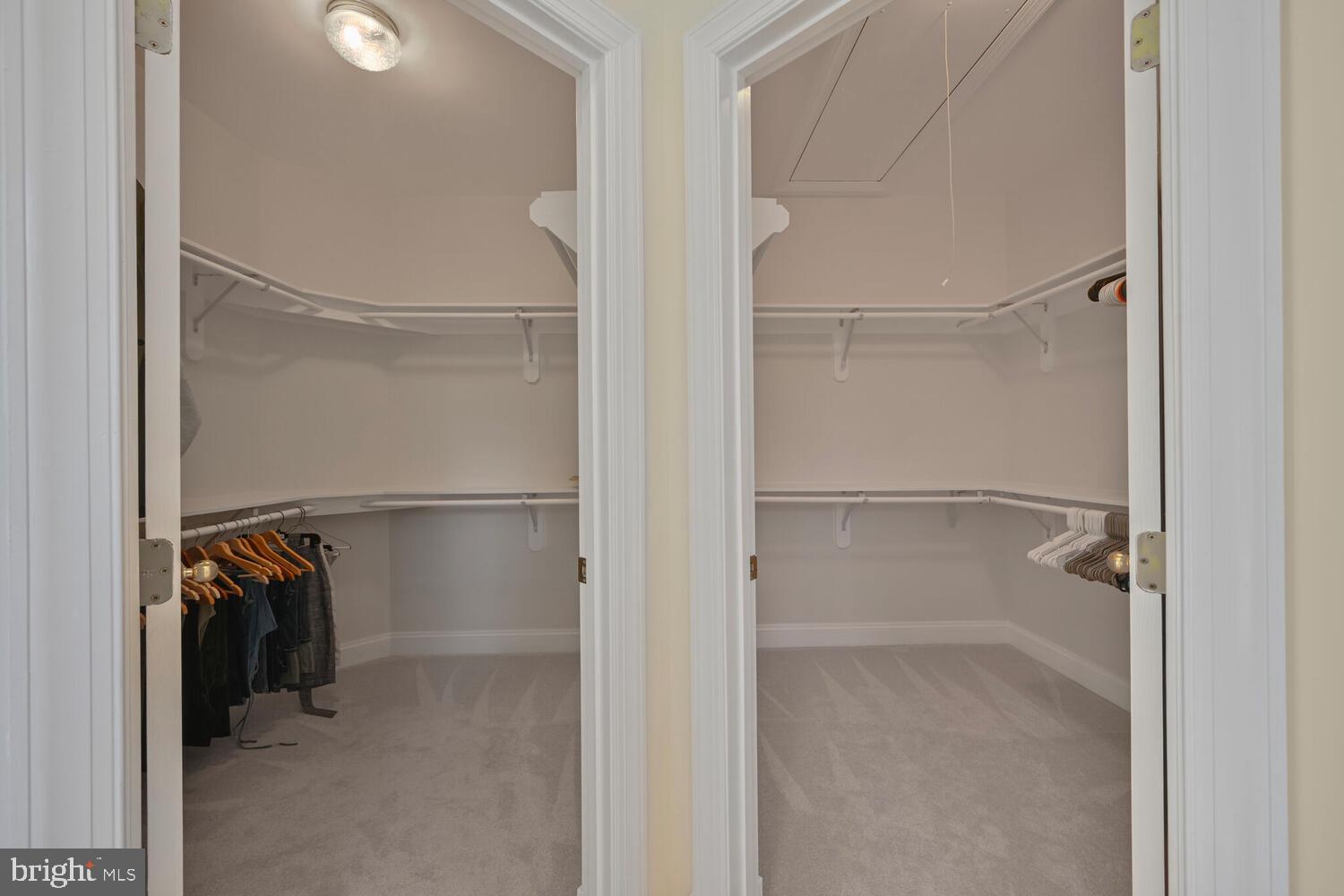 7401 Honesty Way Bethesda, MD 20817 - Photo 25 of 54 a view of walk in closet with clothes and shoes