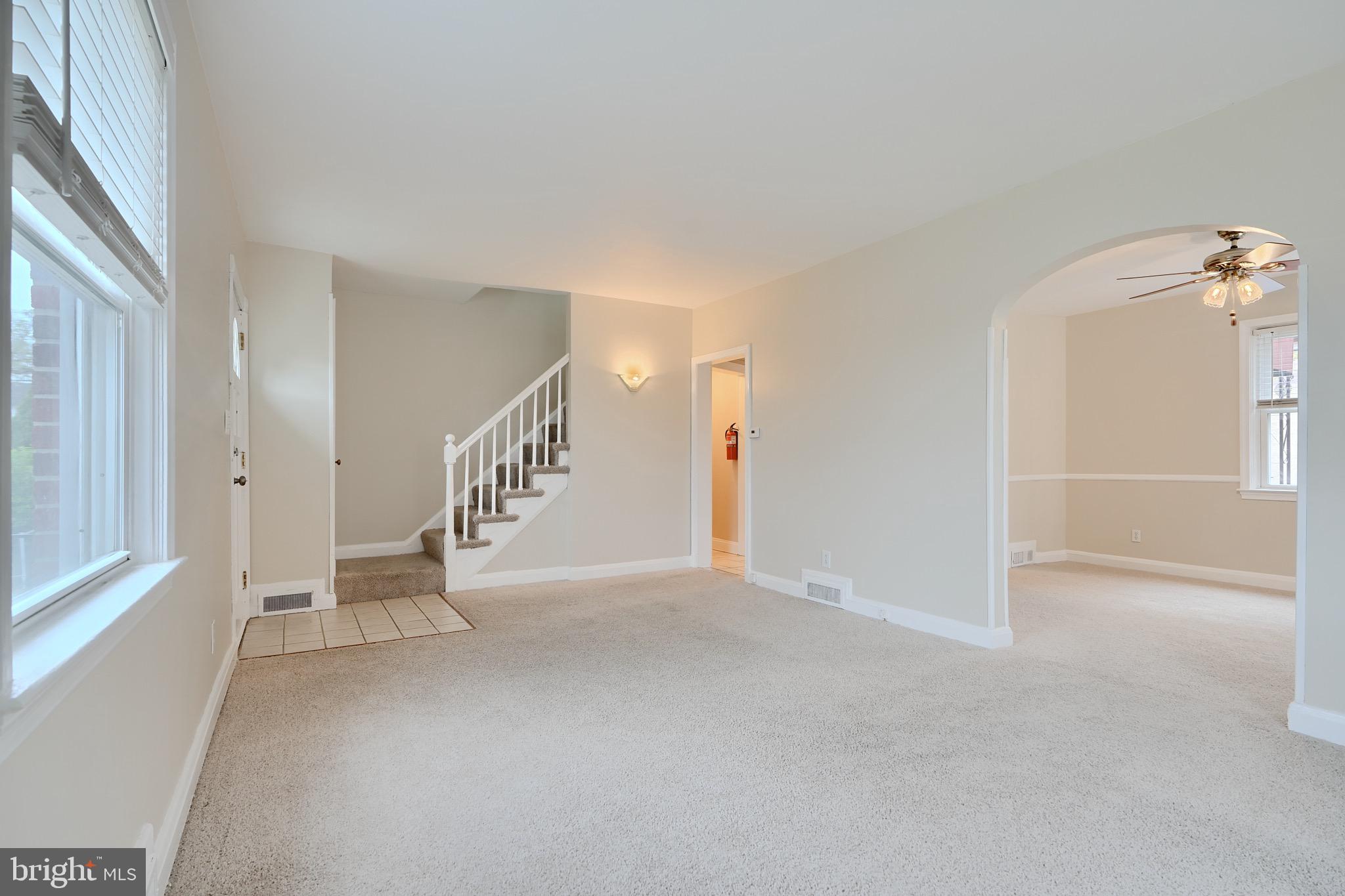 14 Briarwood Road Baltimore, MD 21228 - Photo 5 of 30 Living Room opening to Dining Area