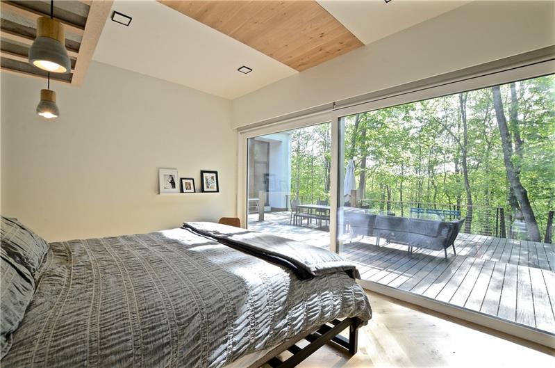 161 Papp Road McDonald, PA 15057 - Photo 14 of 25 Master Bedroom which overlooks the deck AND TREES !! Imagin waking up to this view every morning!