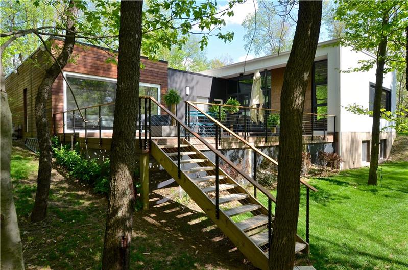 161 Papp Road McDonald, PA 15057 - Photo 5 of 25 The view from the office/tree house. Such a beautiful home from every angle.