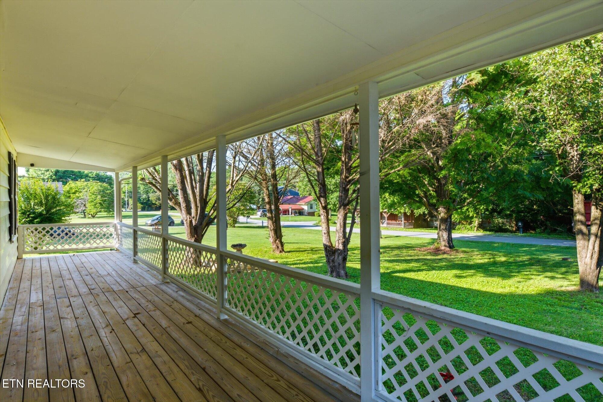 159 Mill Street Delano, TN 37325 - Photo 5 of 22 a view of outdoor space with deck and trees