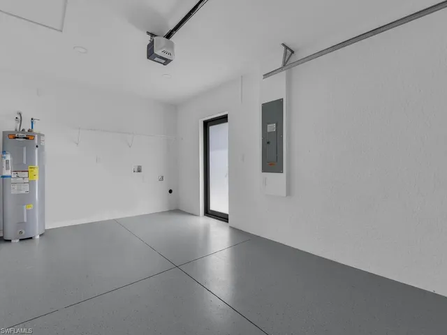 a view of a storage & utility room with closet